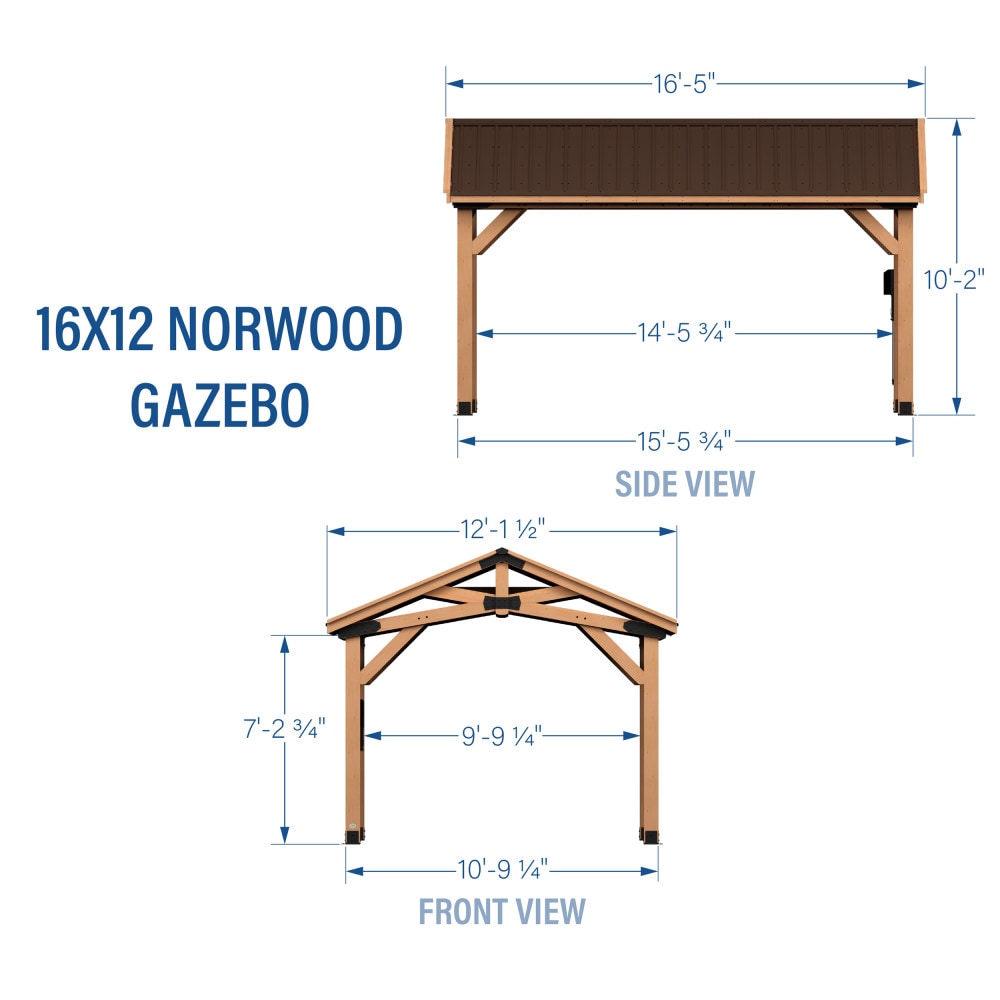 Backyard Discovery 2206038COM Wood-Resin-Gazebos - View #3