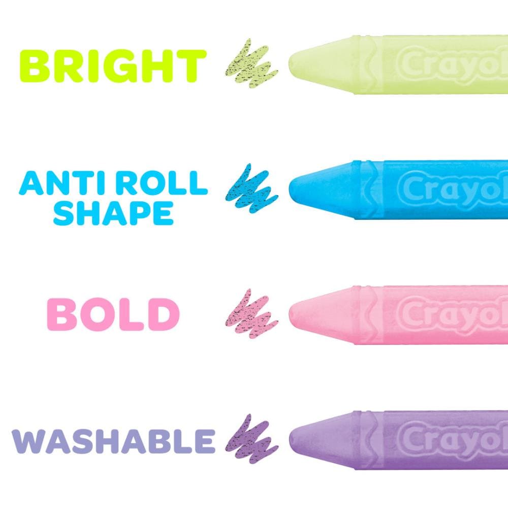 Crayola Washable Sidewalk Chalk for Kids, 16 Count