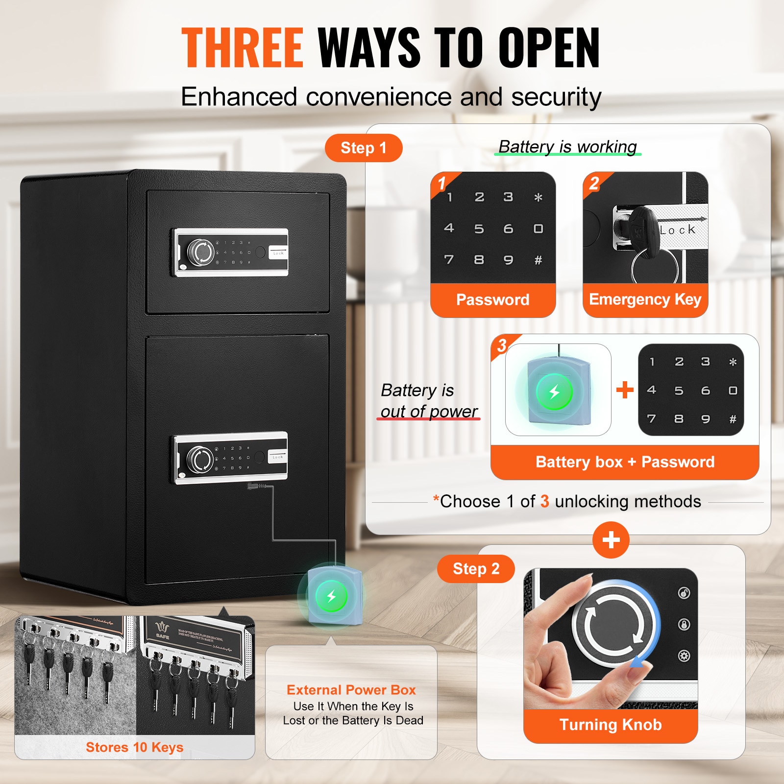 GIVIMO ZMLW014GIVSS3084 Chest-Safes - View #7