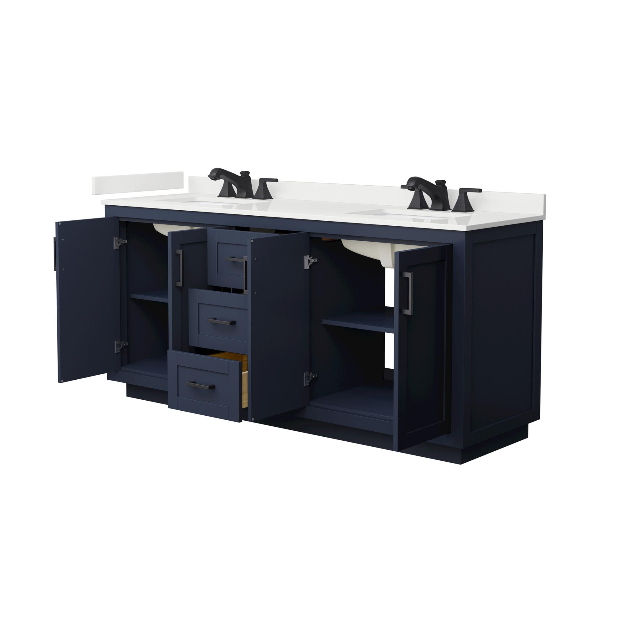 Wyndham Collection WCF292972DBBWQUS3MXX Bath-Vanity-Combo - View #3