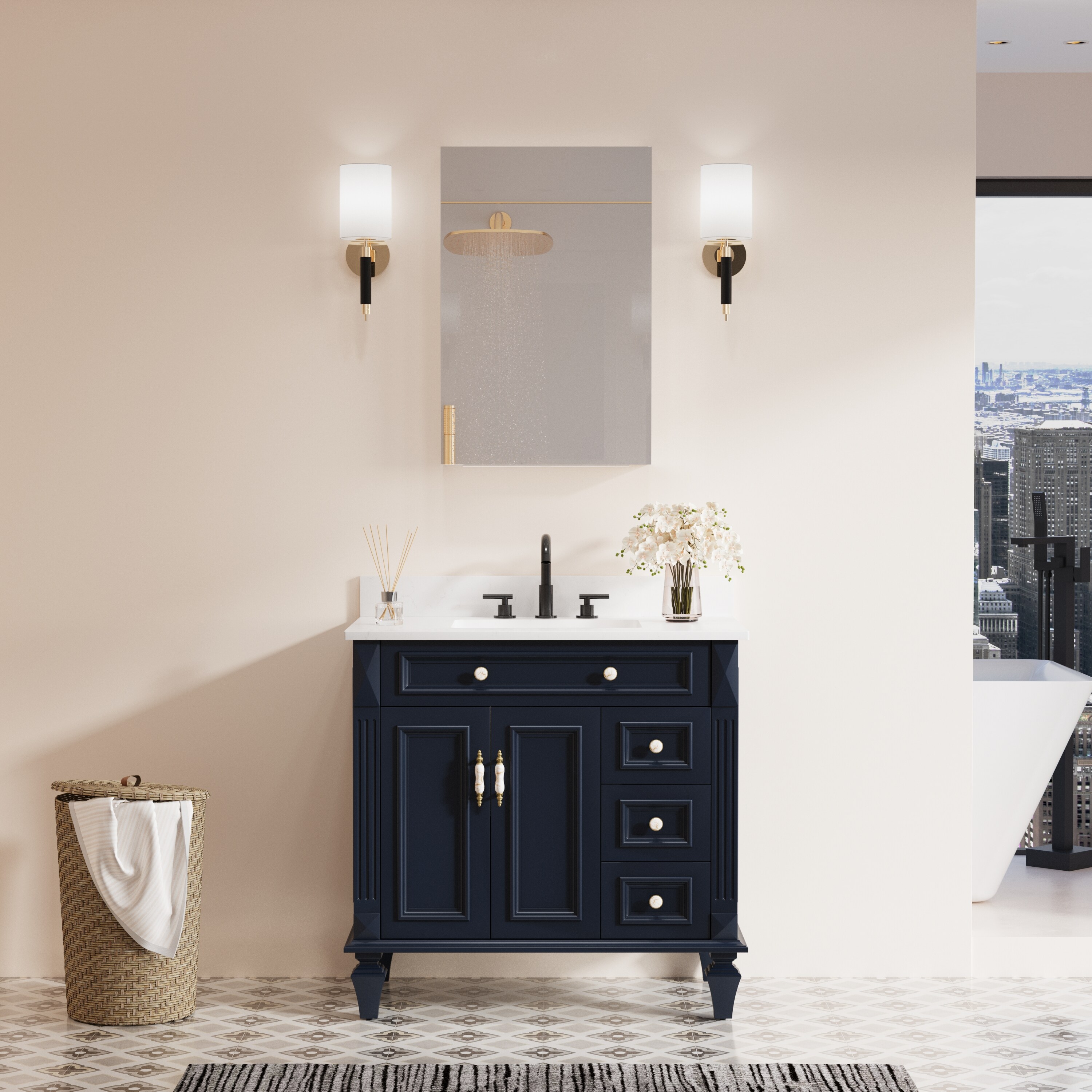 Forclover MRW-JG2030LR Bathroom-Medicine-Cabinets - View #4