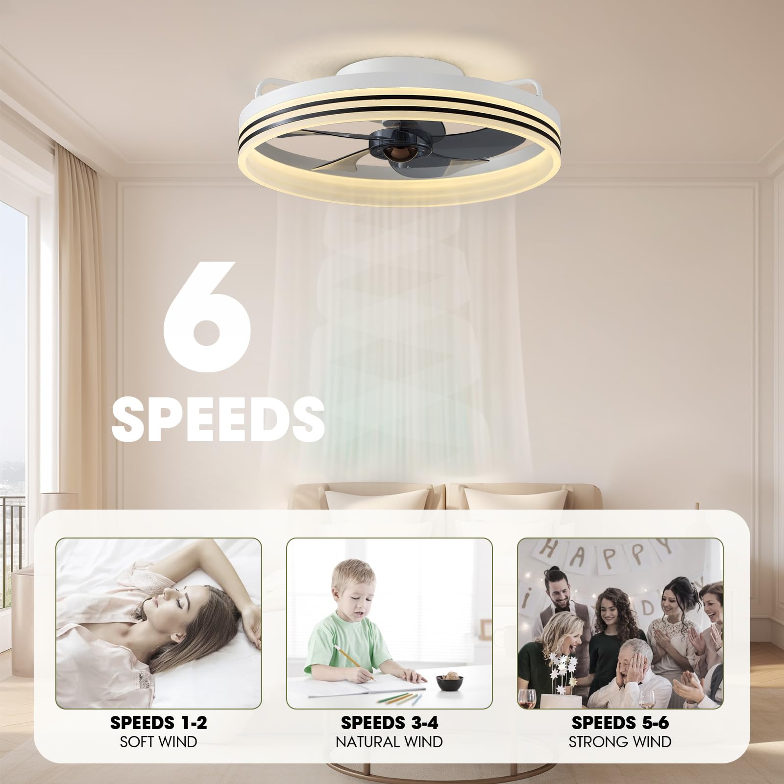 SILJOY CFL-1105-06 Ceiling-Fans - View #2
