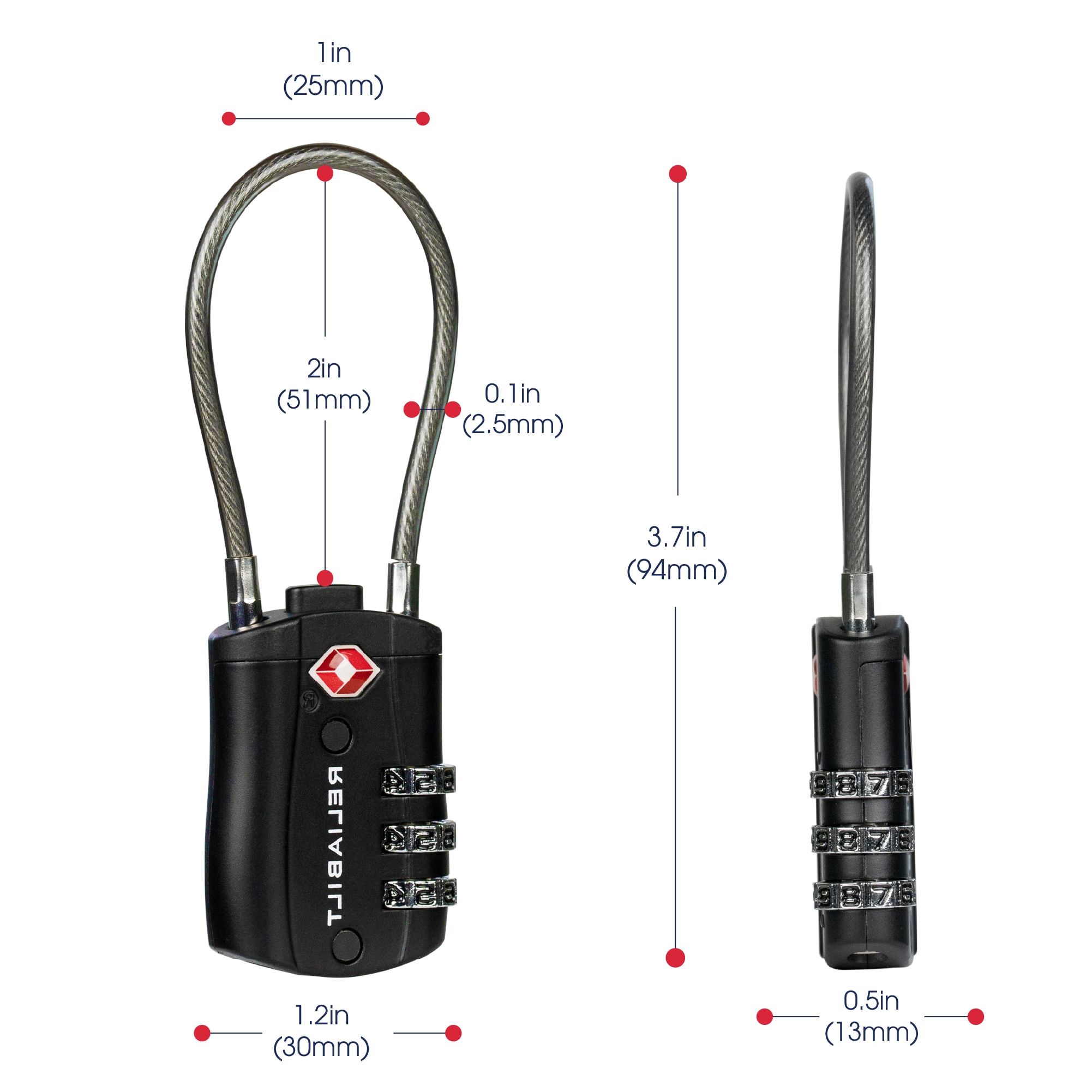 RELIABILT AH35087L Padlocks-Locks-Cables - View #12