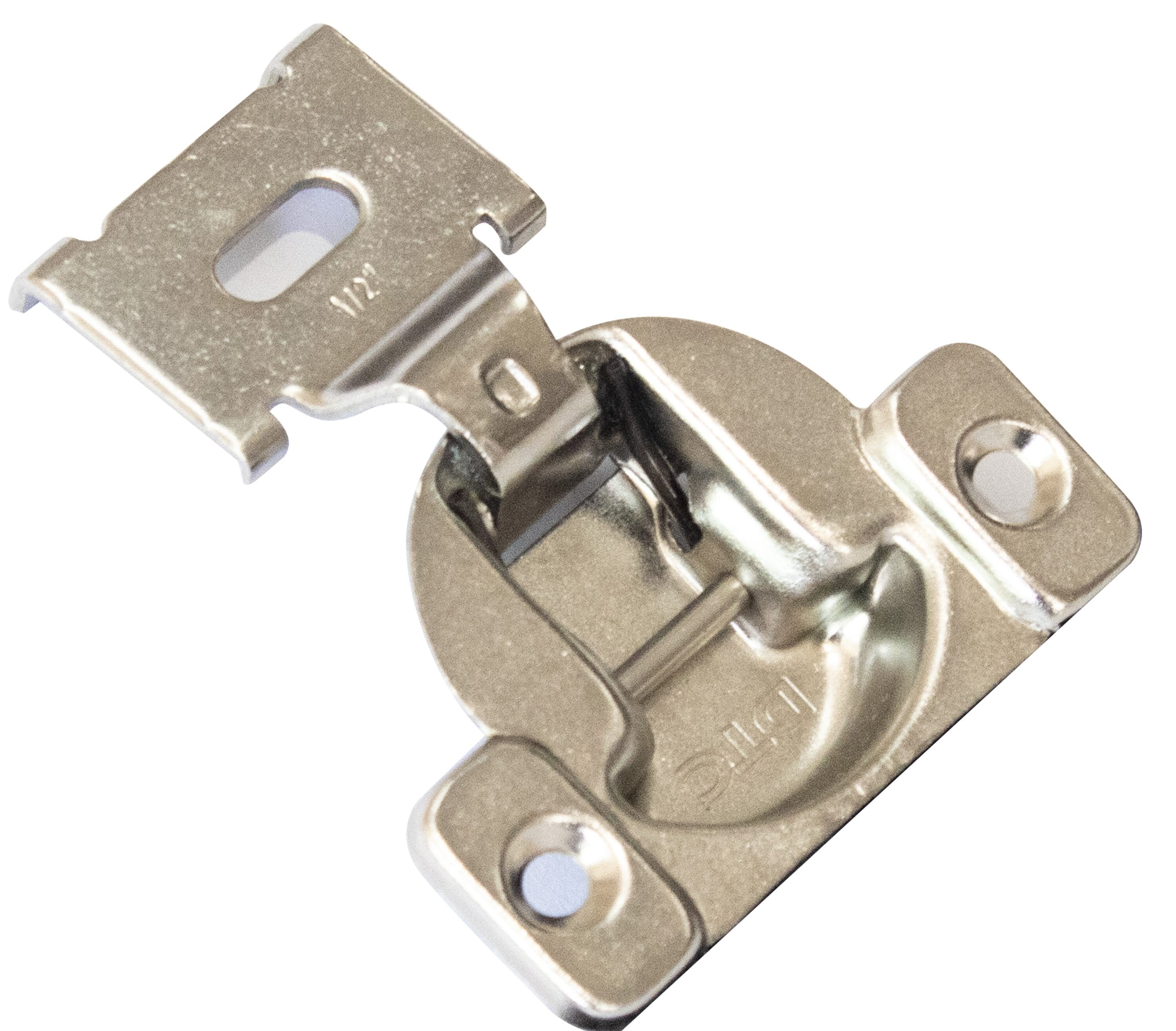 RELIABILT C7C15 105-Degree 1/2-in Overlay Concealed Concealed Self-Closing Nickel plated Cabinet Hinge , 1 Pairs ( 2 -Pieces)