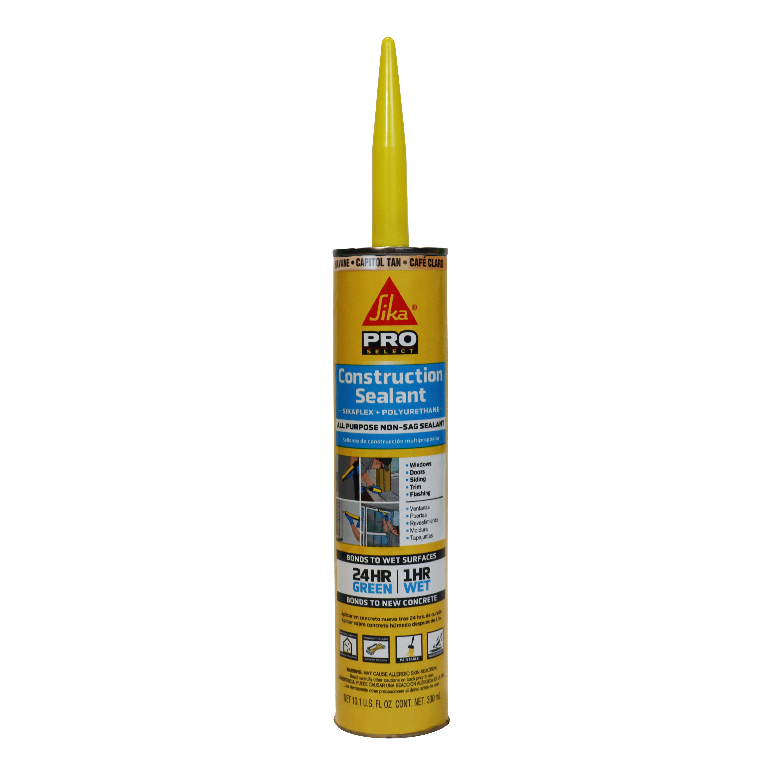 Sika 515311 All-Purpose Non-Sag Polyurethane Fast Setting 10.1 -fl oz Stucco Mortar Concrete Sealant