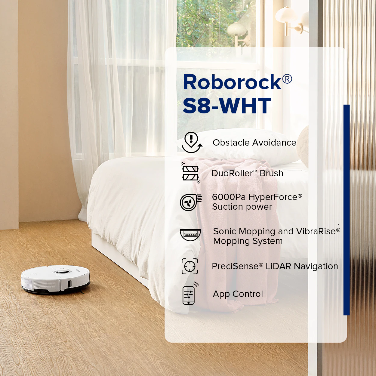 Roborock S8-WHT Robotic-Vacuums - View #2