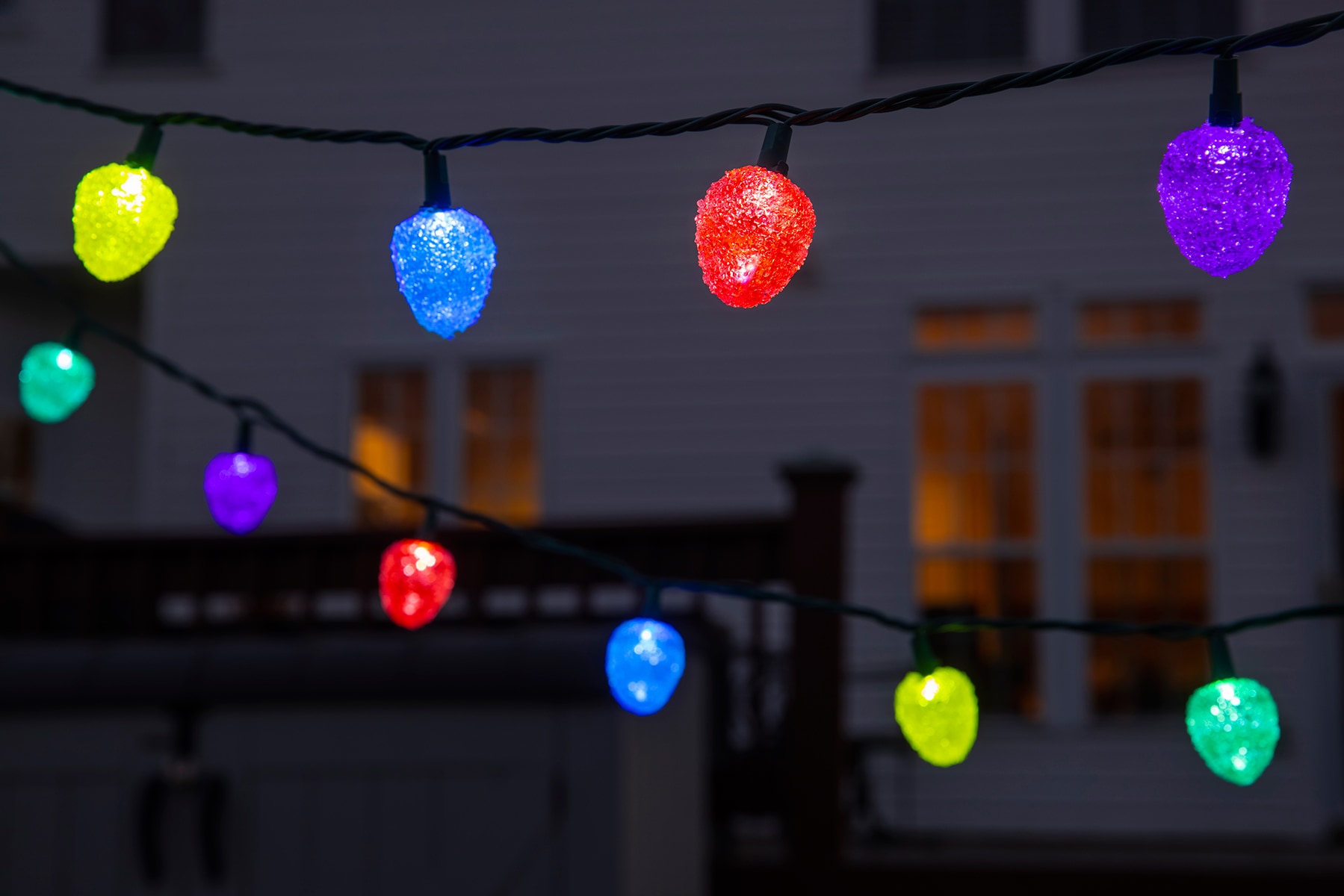 HoliScapes GUM-STRING50ST Christmas-String-Lights - View #3