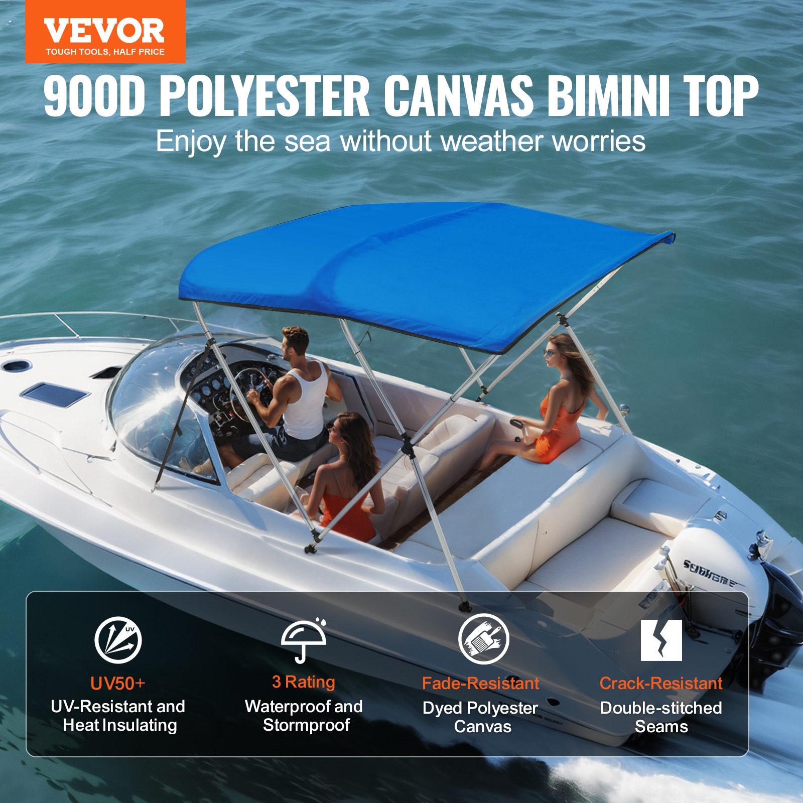VEVOR 3GCYZYP6L616QR5XQV0 Boat-Covers - View #2