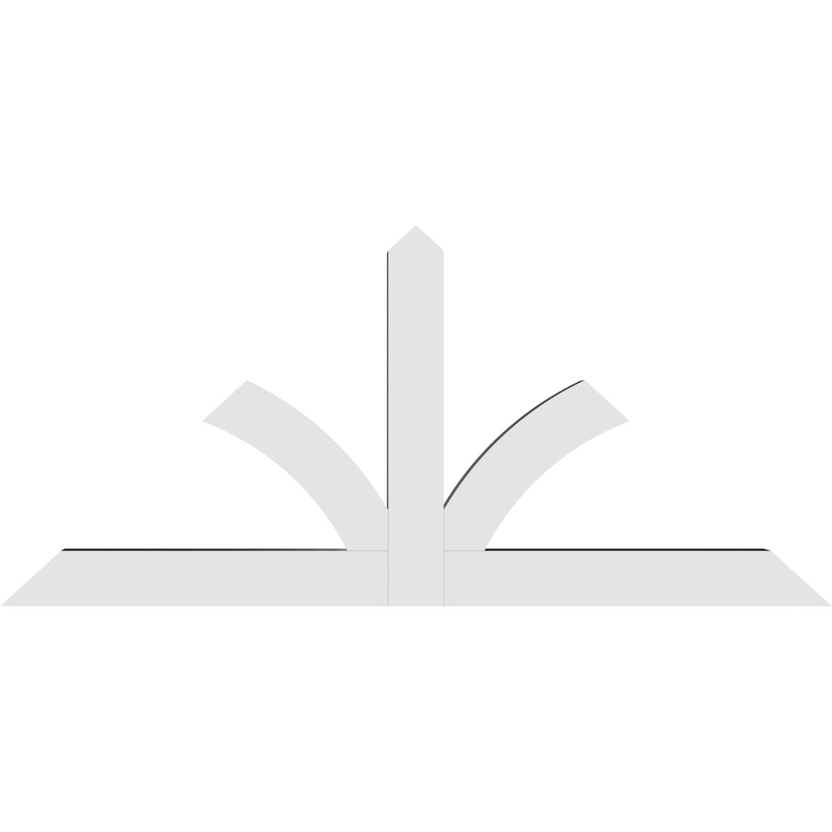 Ekena Millwork GBP060X28X0404RIC00 Exterior-Brackets-Braces - View #4