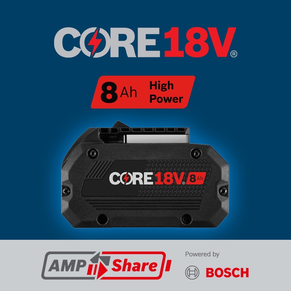 Bosch 18-V 8 Amp-Hour; Lithium-ion Battery in the Power Tool Batteries &  Chargers department at