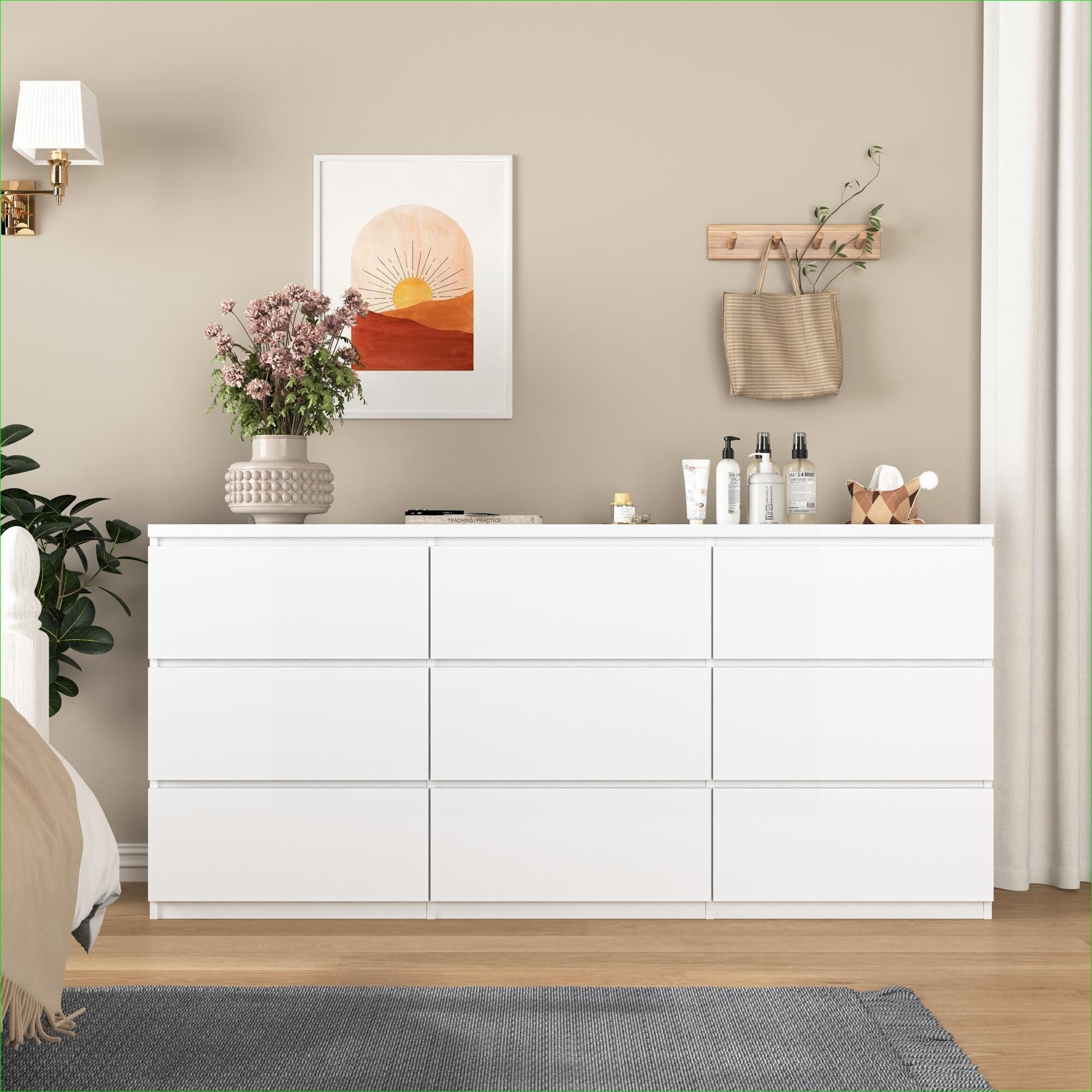 room and board dresser & | Modern Danbury Five-Drawer | Cherry Wood Four drawers offer ample space for clothing Modern Bedroom Furniture - Room