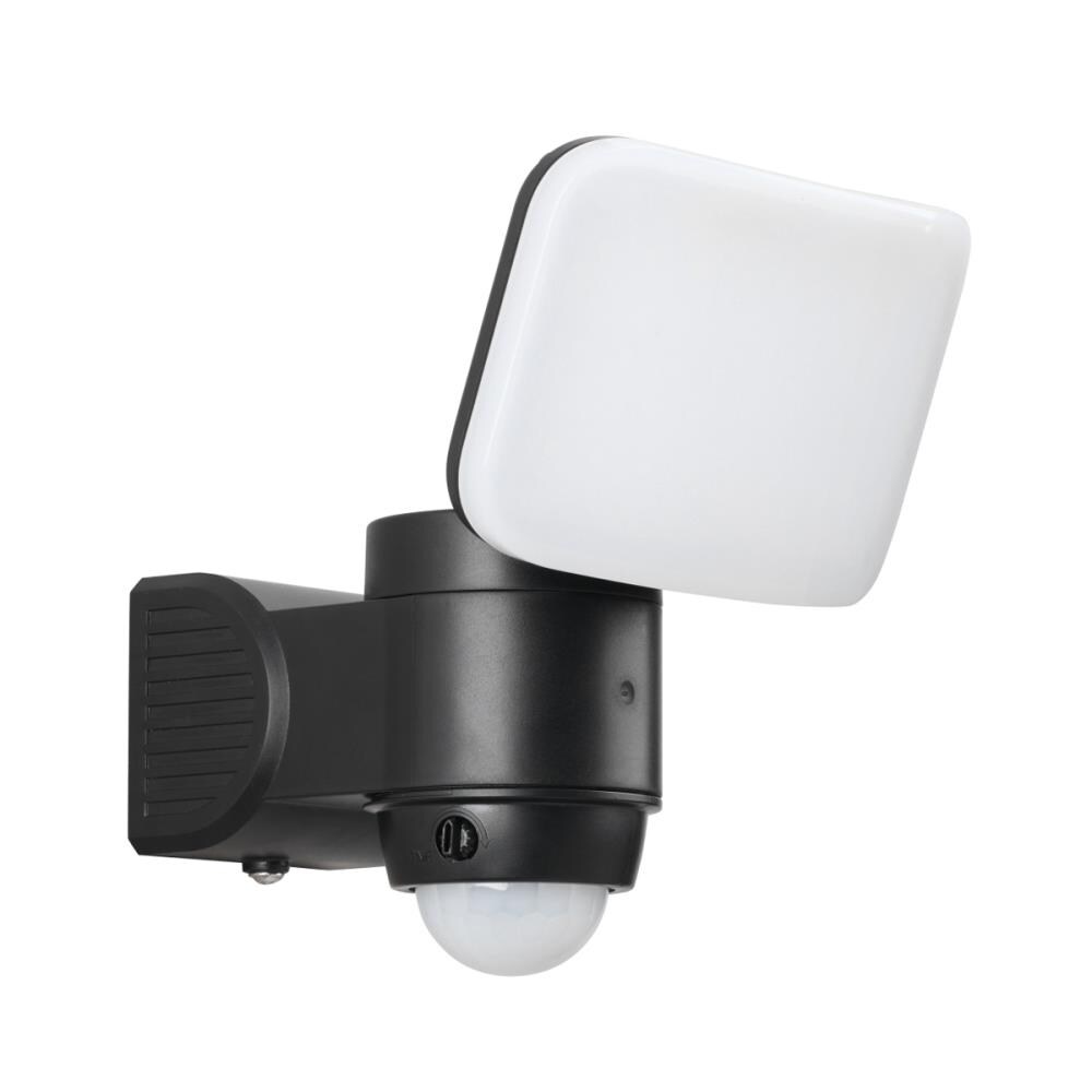 LINK2HOME Outdoor Light 200-Lumen Black Low Voltage Battery-operated LED Flood Light Motion Sensor