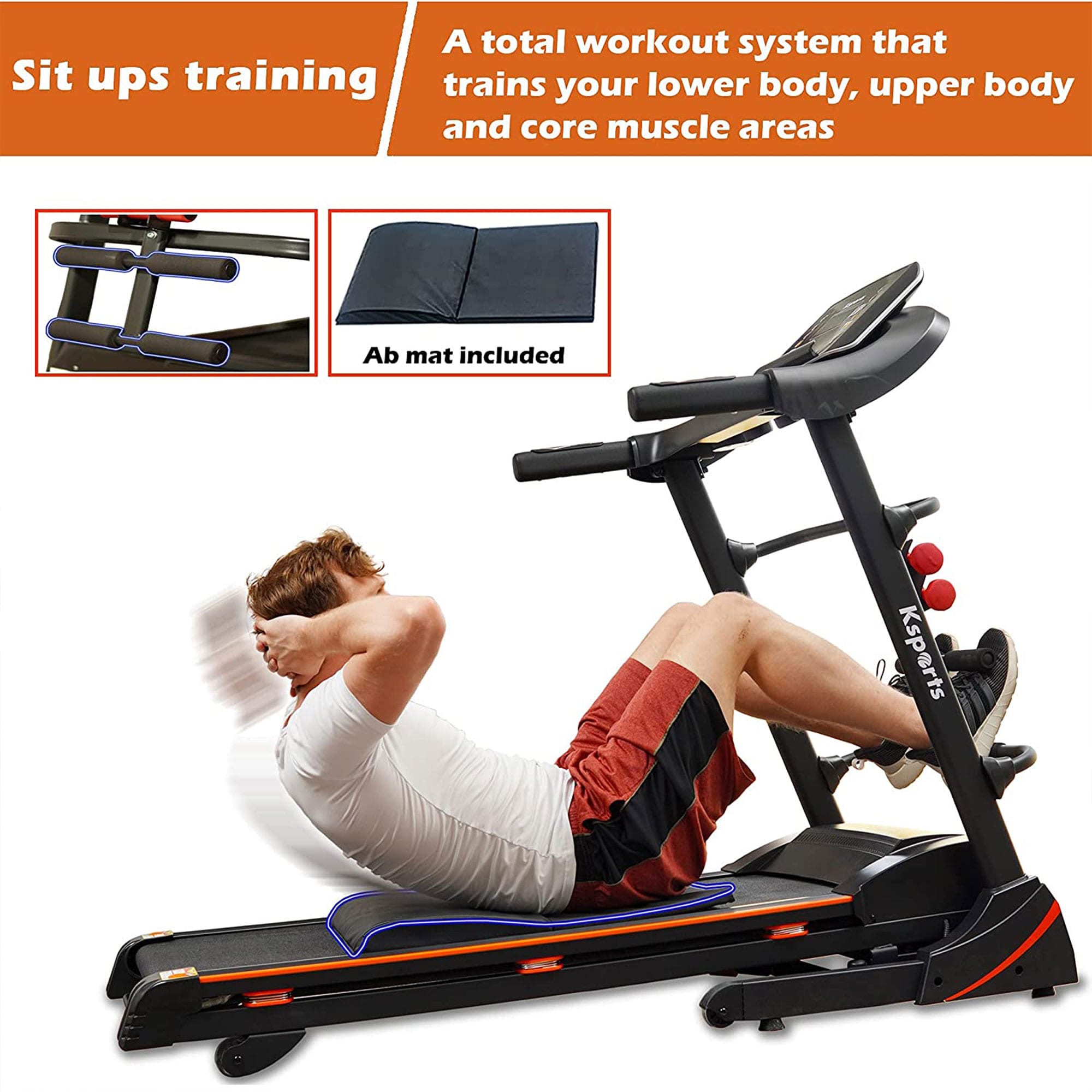 KSPORTS B08VHLCMF4-LJJ1001 treadmills - View #4