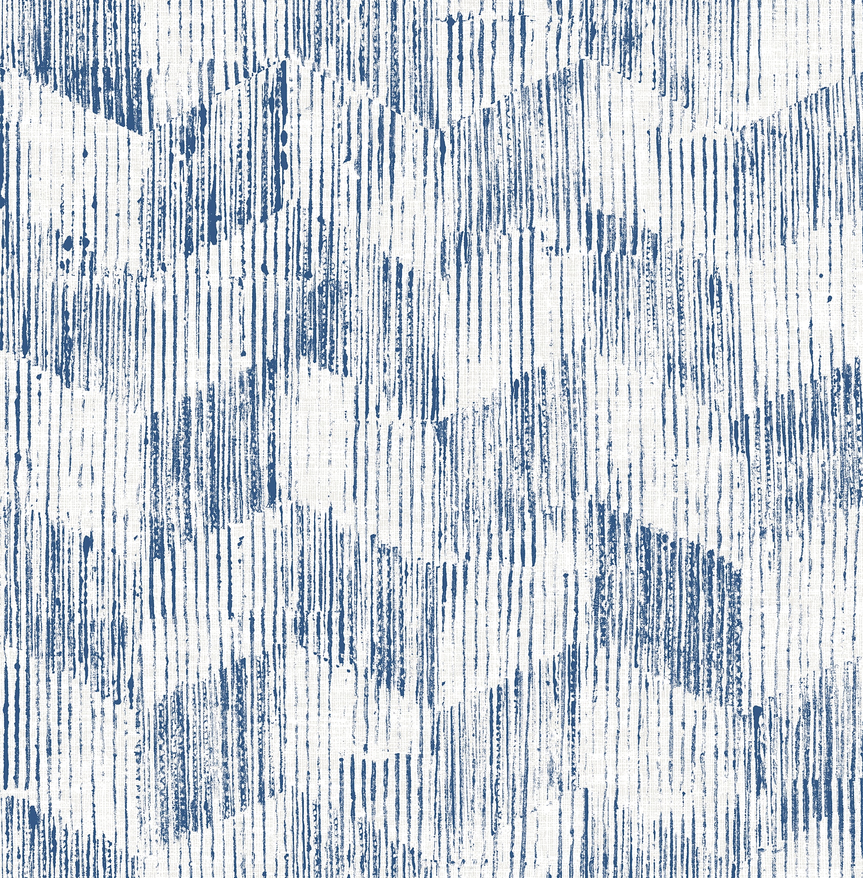 Scott Living 2975-26215 56.4-Sq. Feet Indigo Non-woven Textured Geometric 3D Unpasted Wallpaper
