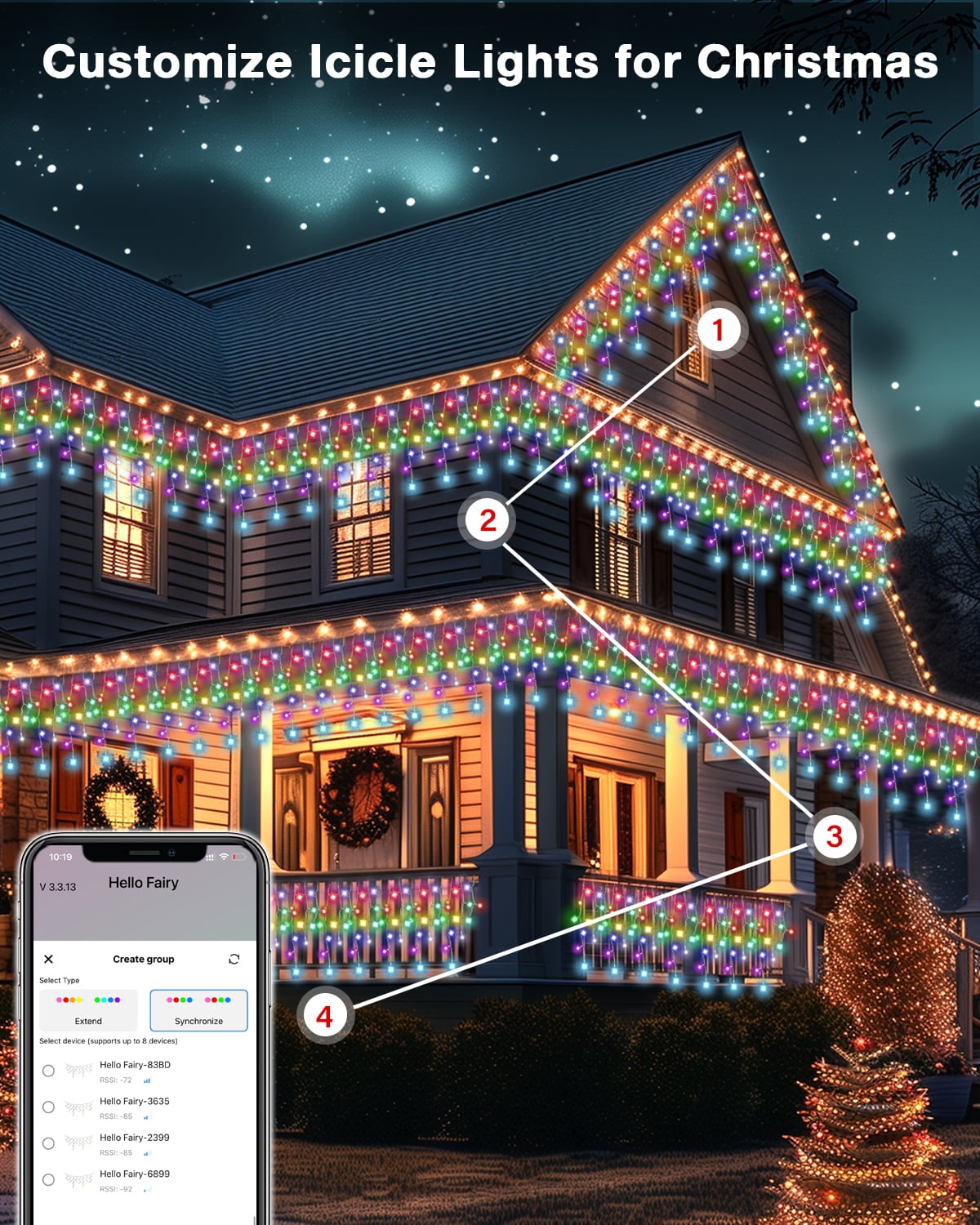 Avatar Controls LSA0007 Christmas-Icicle-Lights - View #5