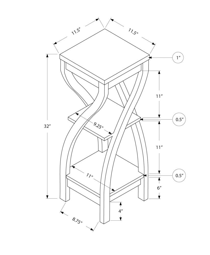 Monarch Specialties LO2478 End-Tables - View #5