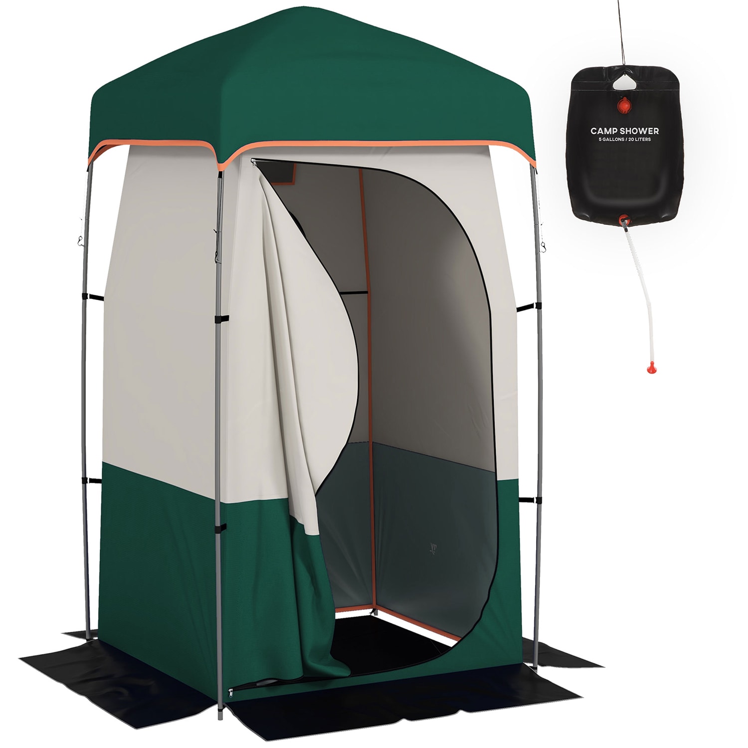 Mondawe MO-NP10151GN Portable Shower Tents Polyester Tent