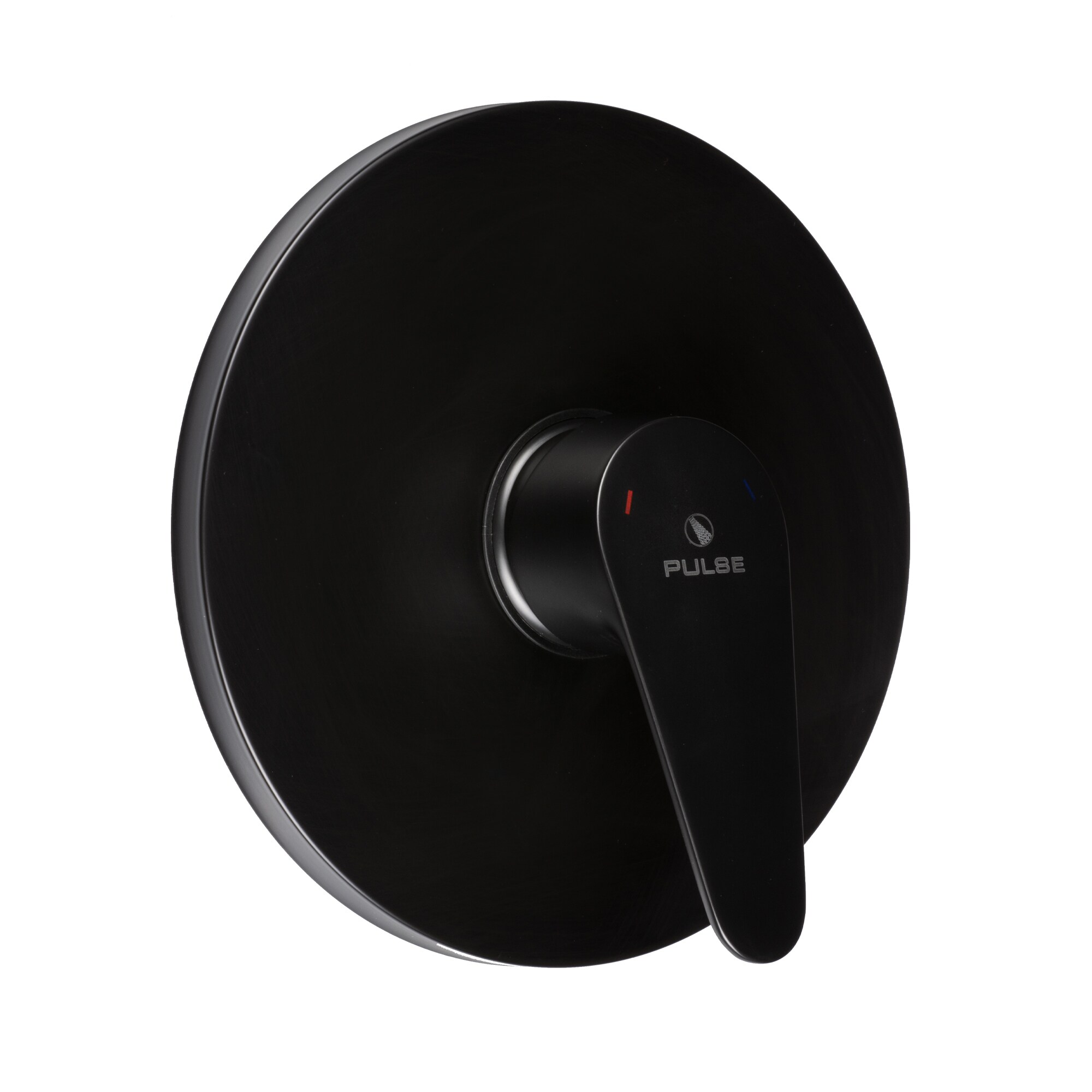 Matte Black Pressure Balance Shower Valve Trim Kit