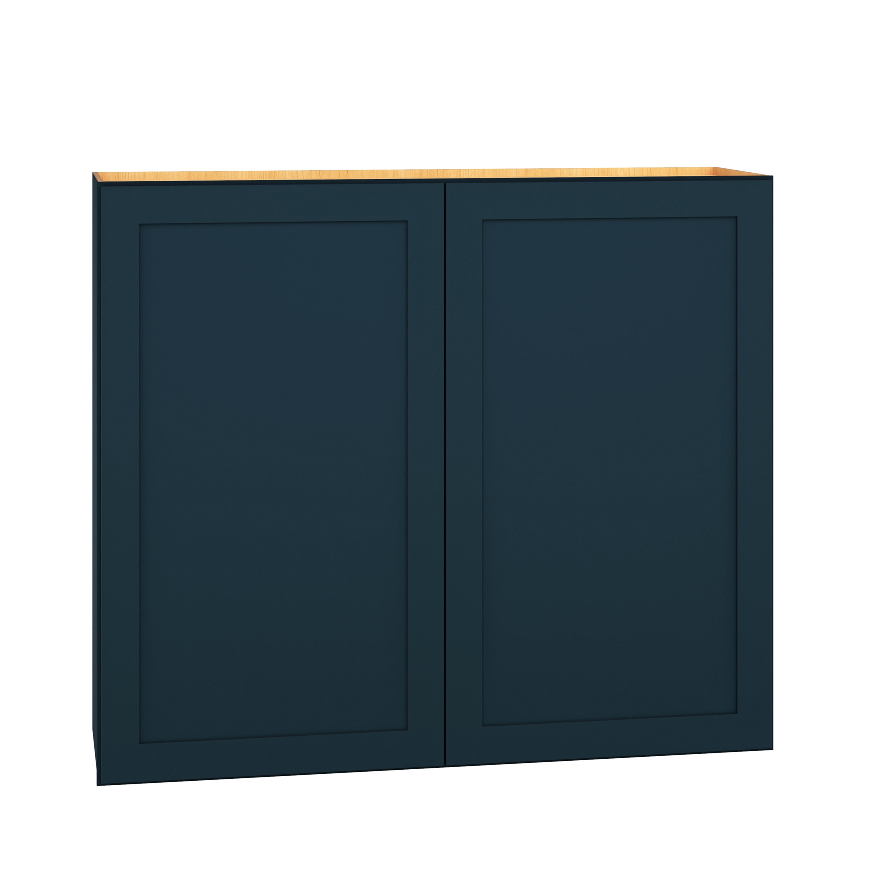 Diamond Express 330 W4236 Jamestown 42-in W x 36-in H x 12-in D Regatta Blue Wall Fully assembled Plywood Cabinet (Recessed Panel Shaker)