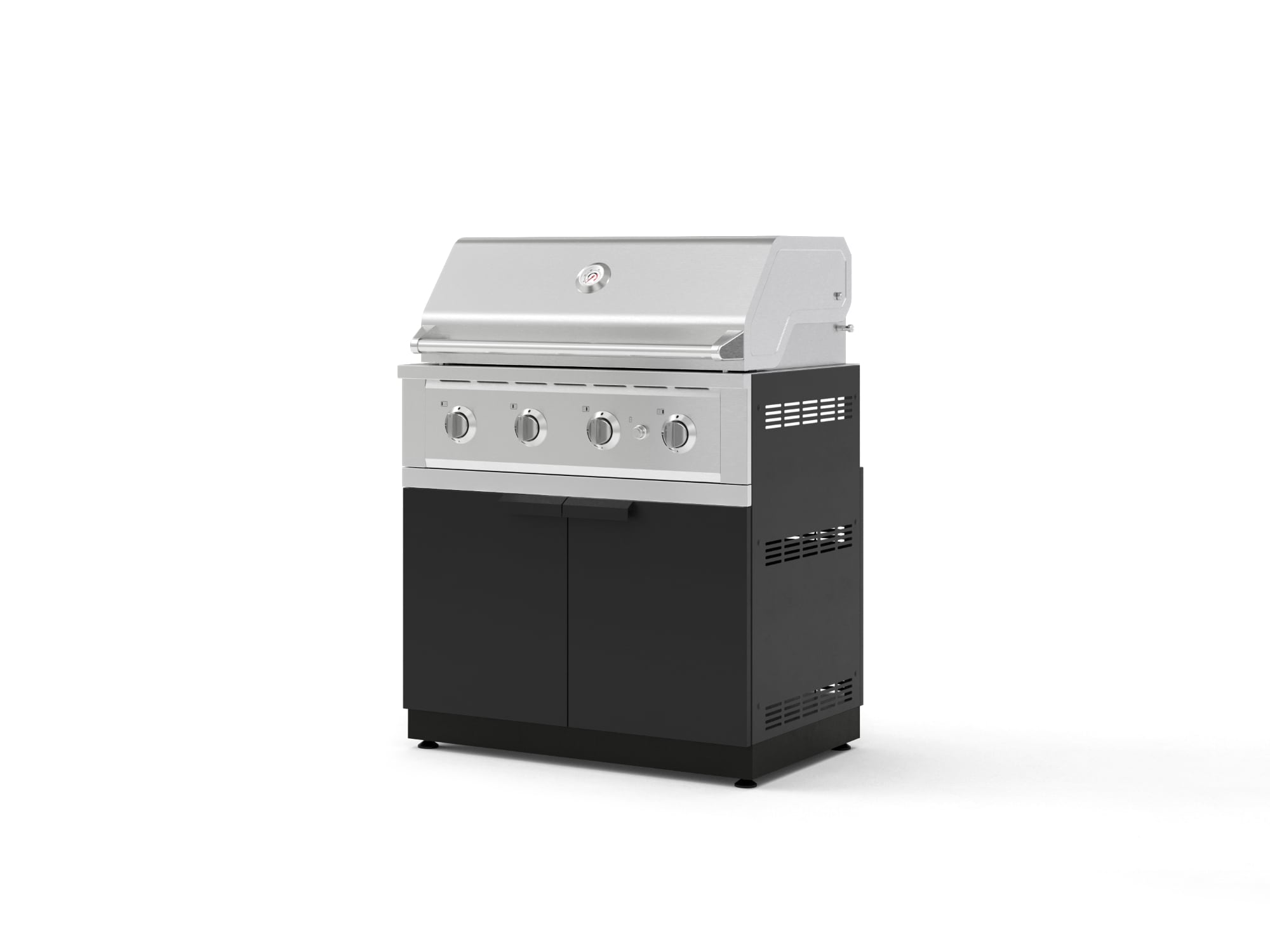 NewAge Products Classic Stainless Steel Series 36 in. SS Performance Grill Black 4 -Burner Natural Gas Grill