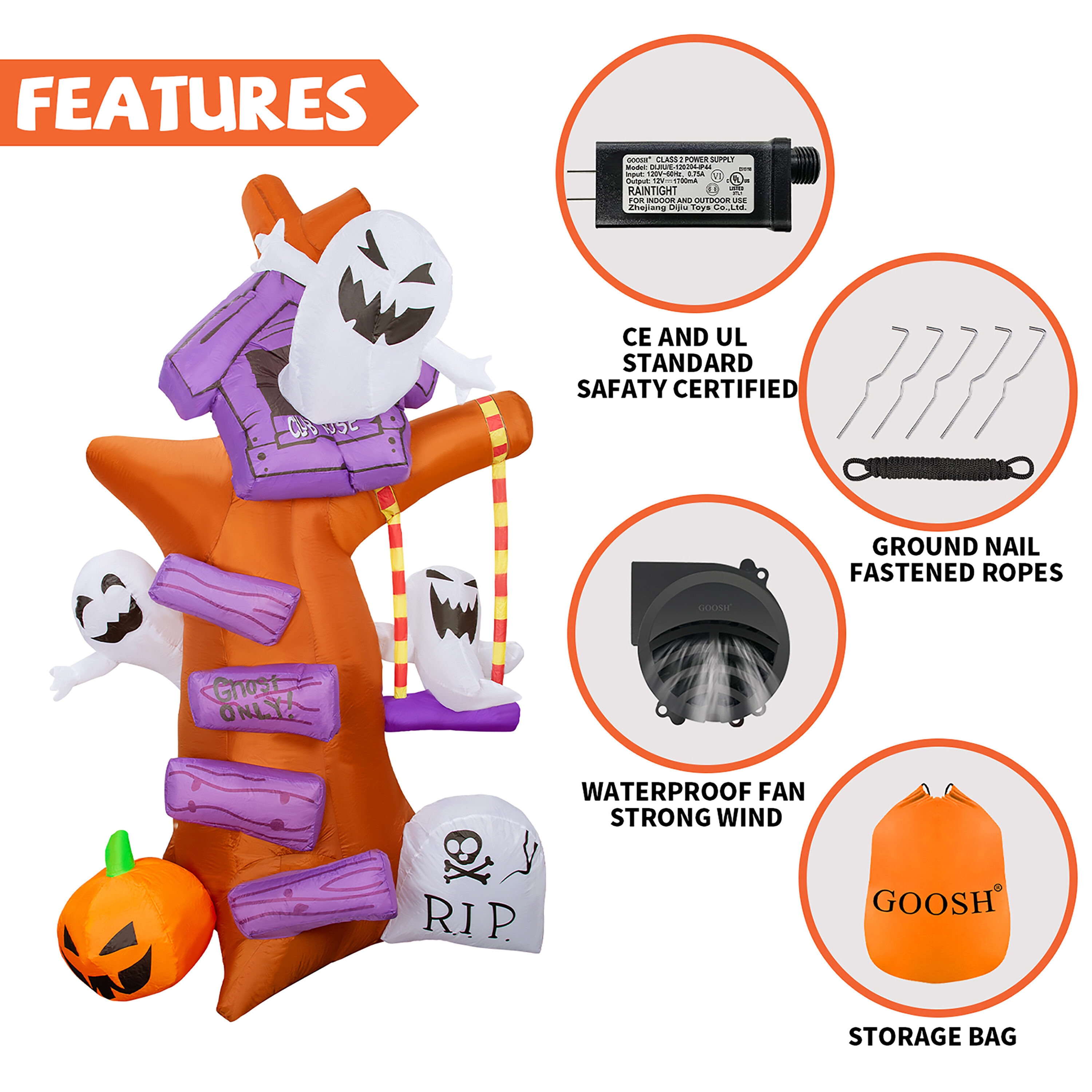 GOOSH DJ-WS-69170 Outdoor-Halloween-Decor - View #6