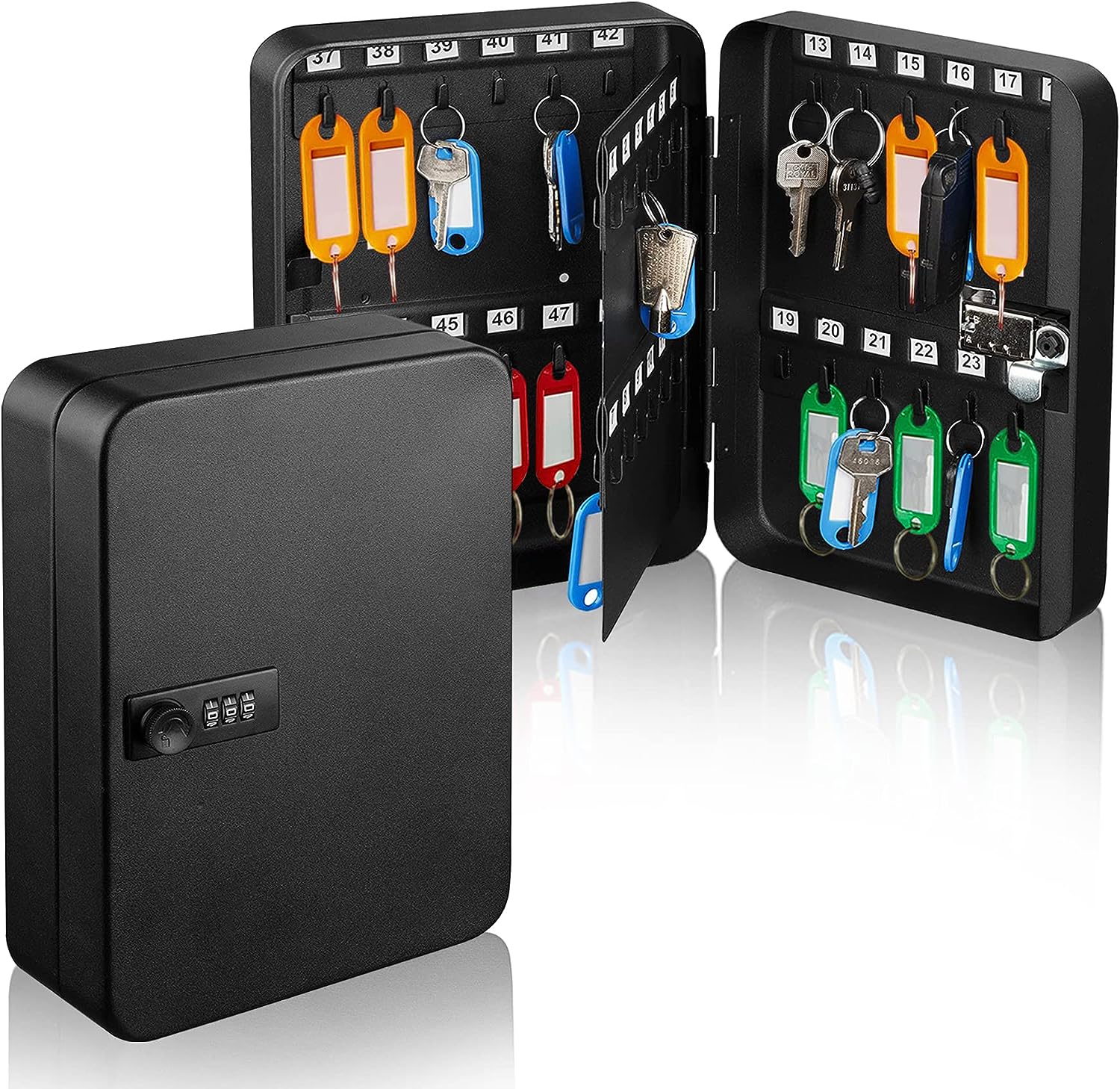 AdirOffice 682-48-BLK-2PK Key-Safes - View #2