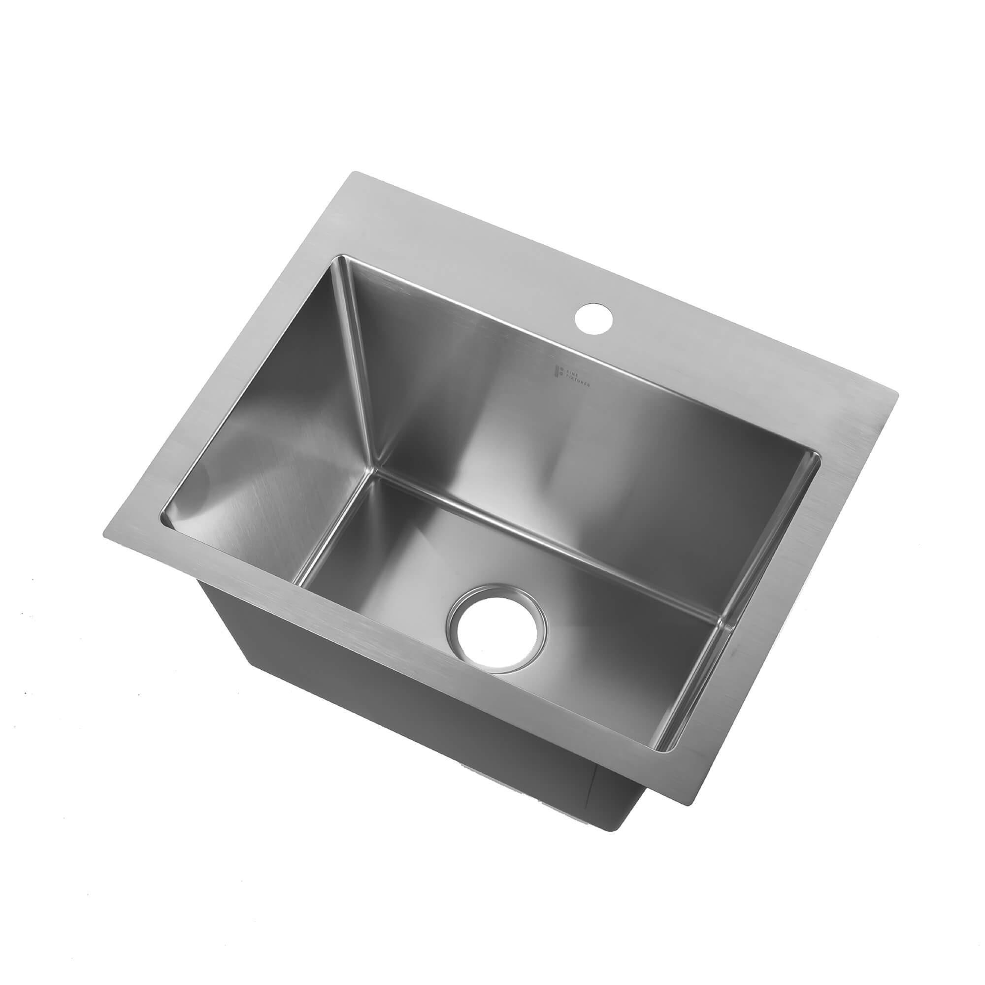 Fine Fixtures Dual Mount Kitchen Sink 18 Gauge Stainless Steel