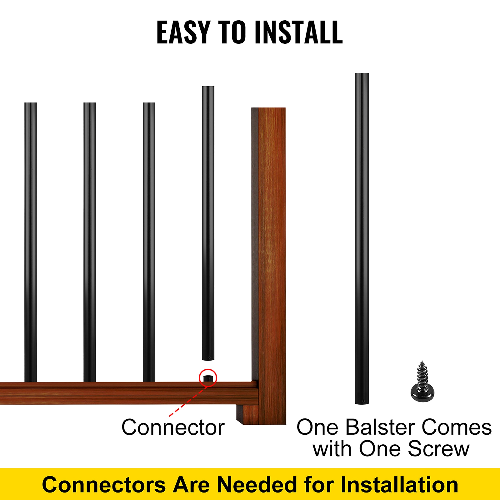 VEVOR HJLCYXG26100/5RJVV0 balusters - View #7