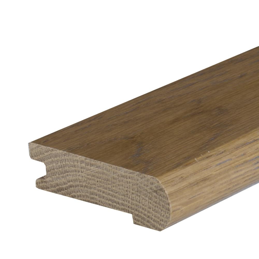 Flexco Solid Wood Stair Nose 0.75-in x 78-in Natural Gray Prefinished Oak Stair Nosing