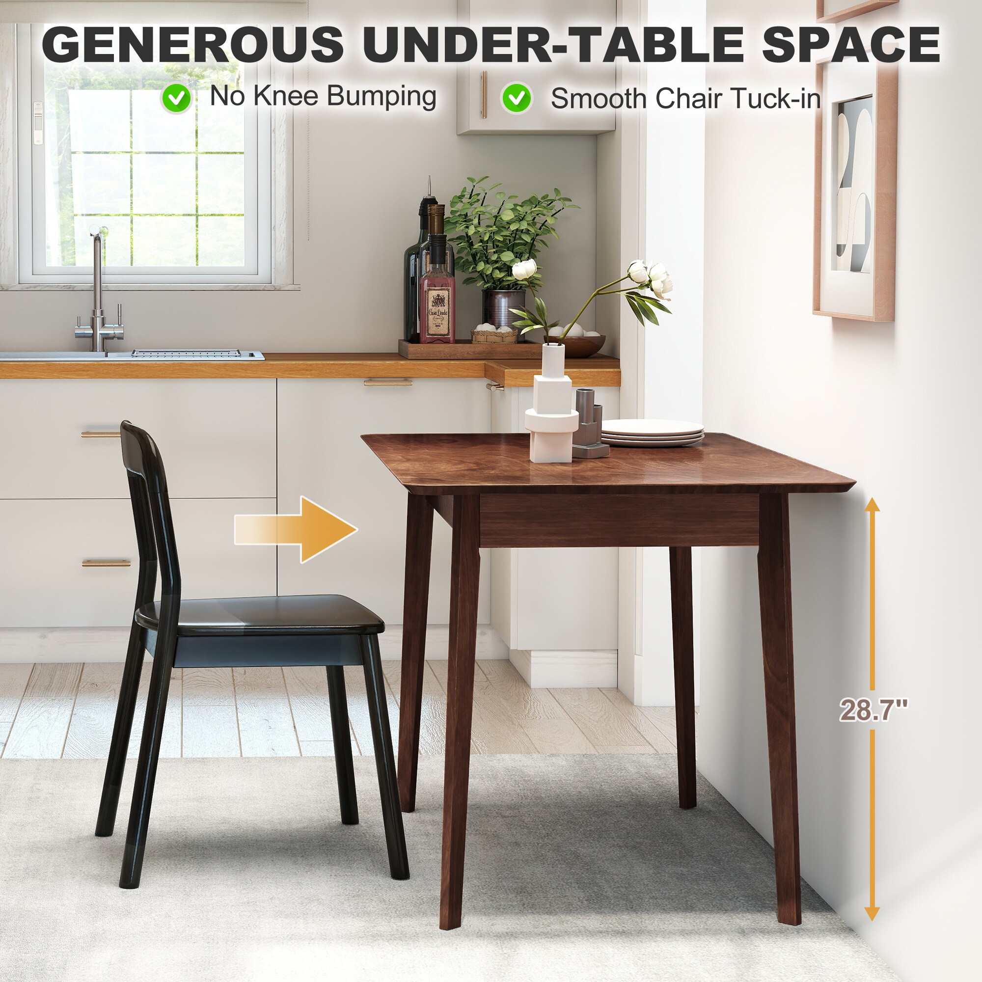 HomCom 83A-324V80WN Dining-Tables - View #5