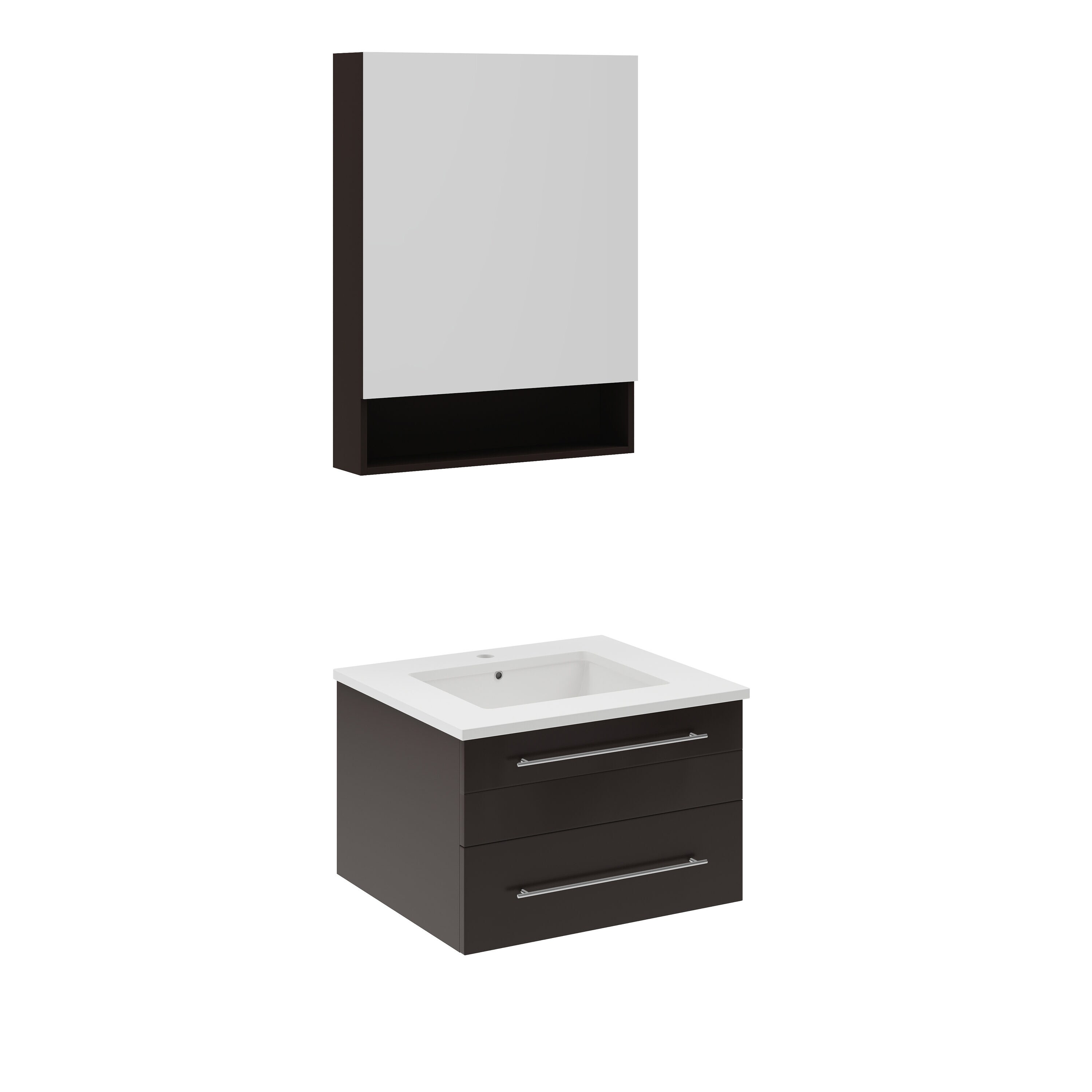 Fresca FVN6124ES-UNS Bath-Vanity-Combo - View #2
