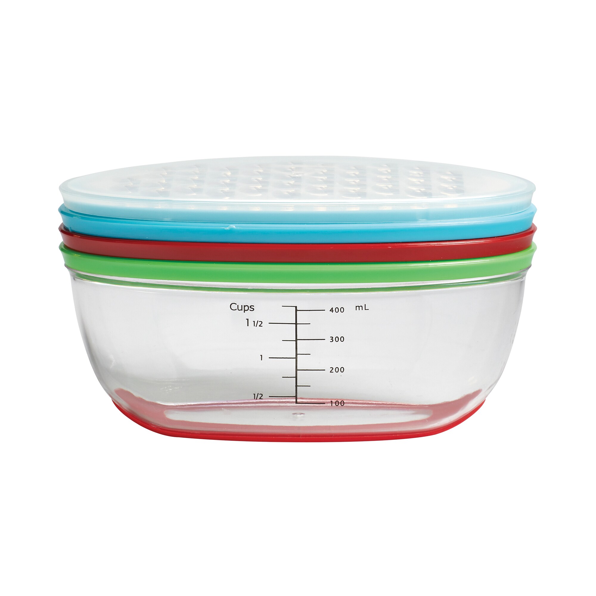 gia'sKITCHEN DTM21577 16-oz Plastic BPA-Free Reusable Food storage container with Lid
