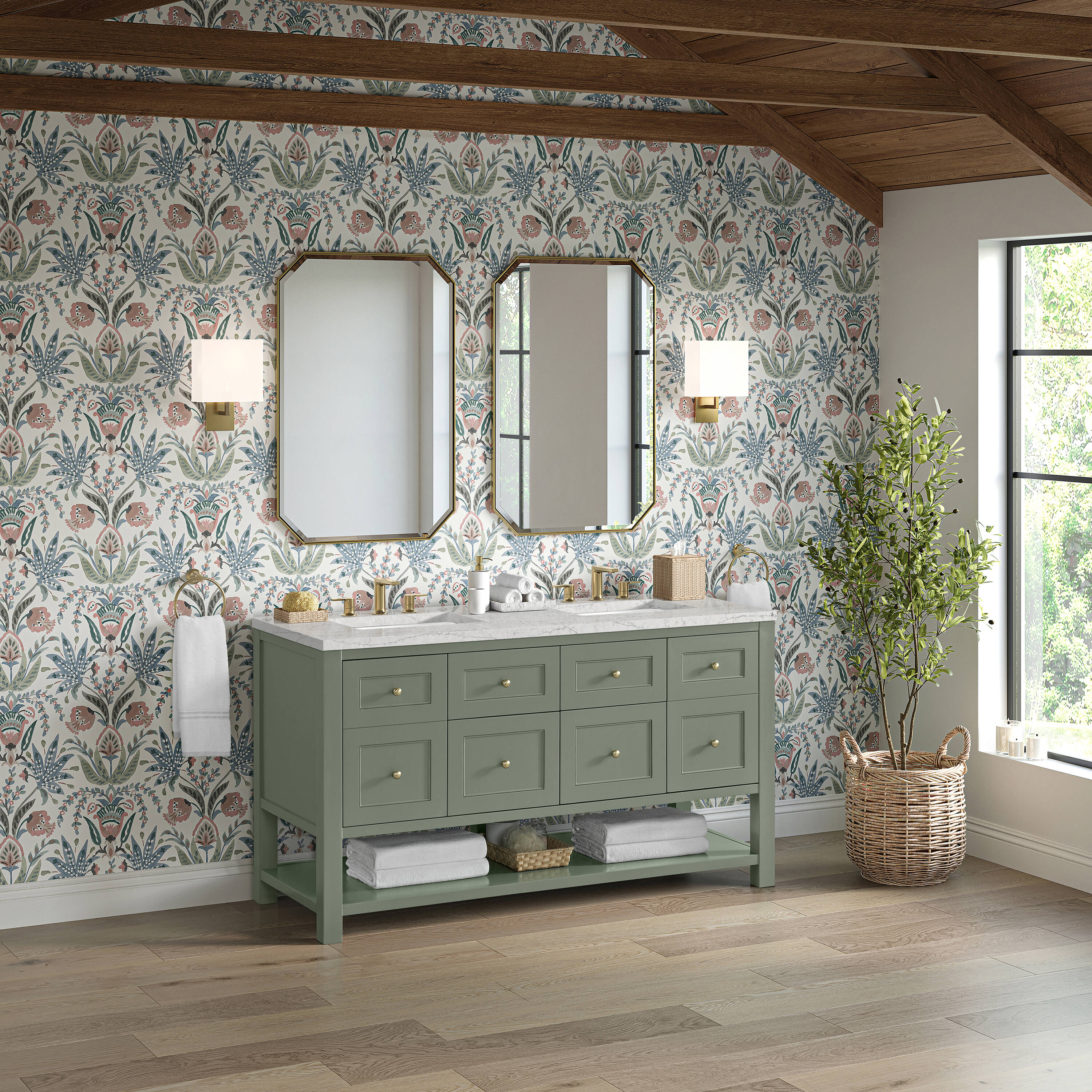 James Martin Vanities 330-V60D-SC-3EJP Bath-Vanity-Combo - View #3