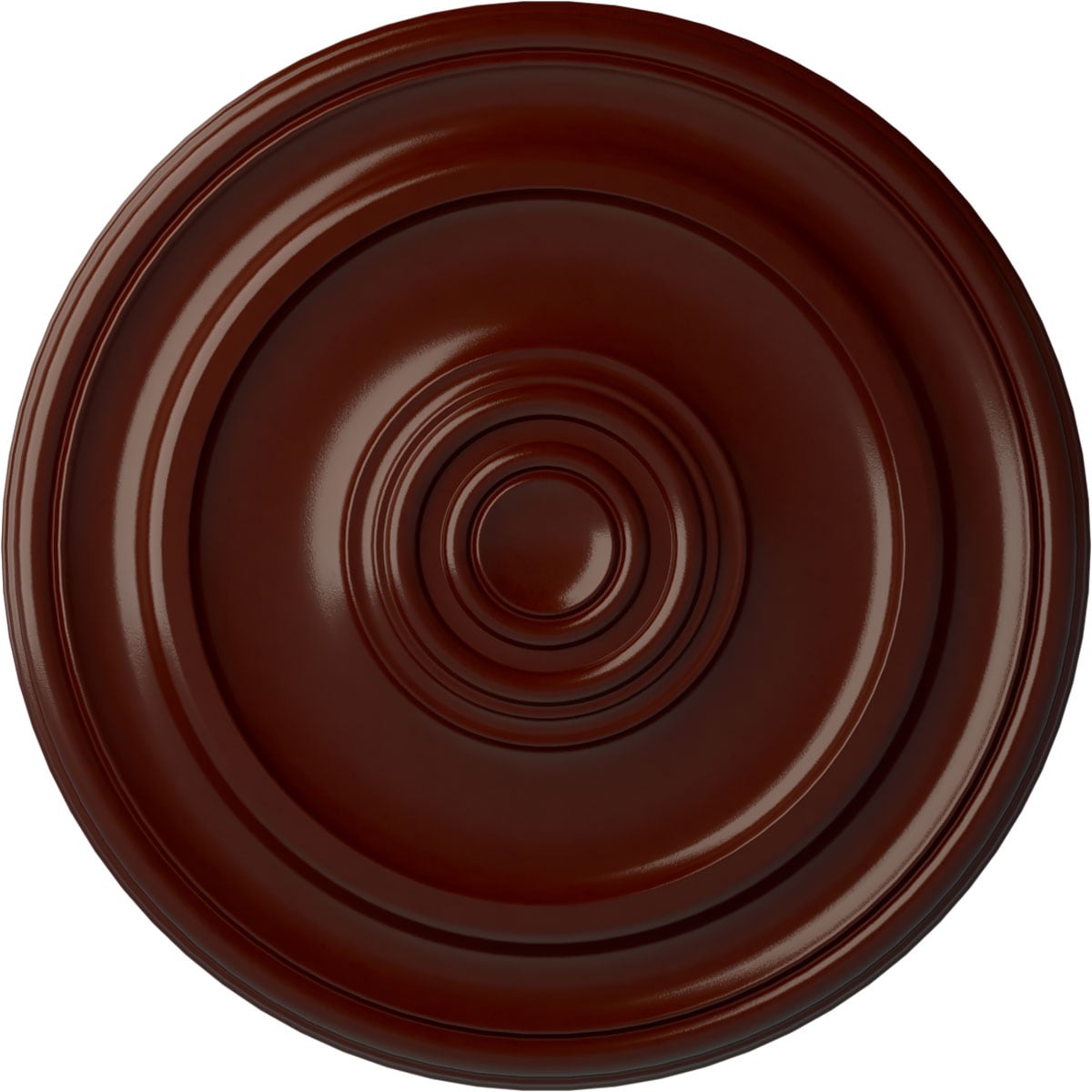 Ekena Millwork CM20KPBMF Kepler Traditional 19.75-in W x 19.75-in L Traditional Brushed Mahogany Polyurethane Ceiling Medallion