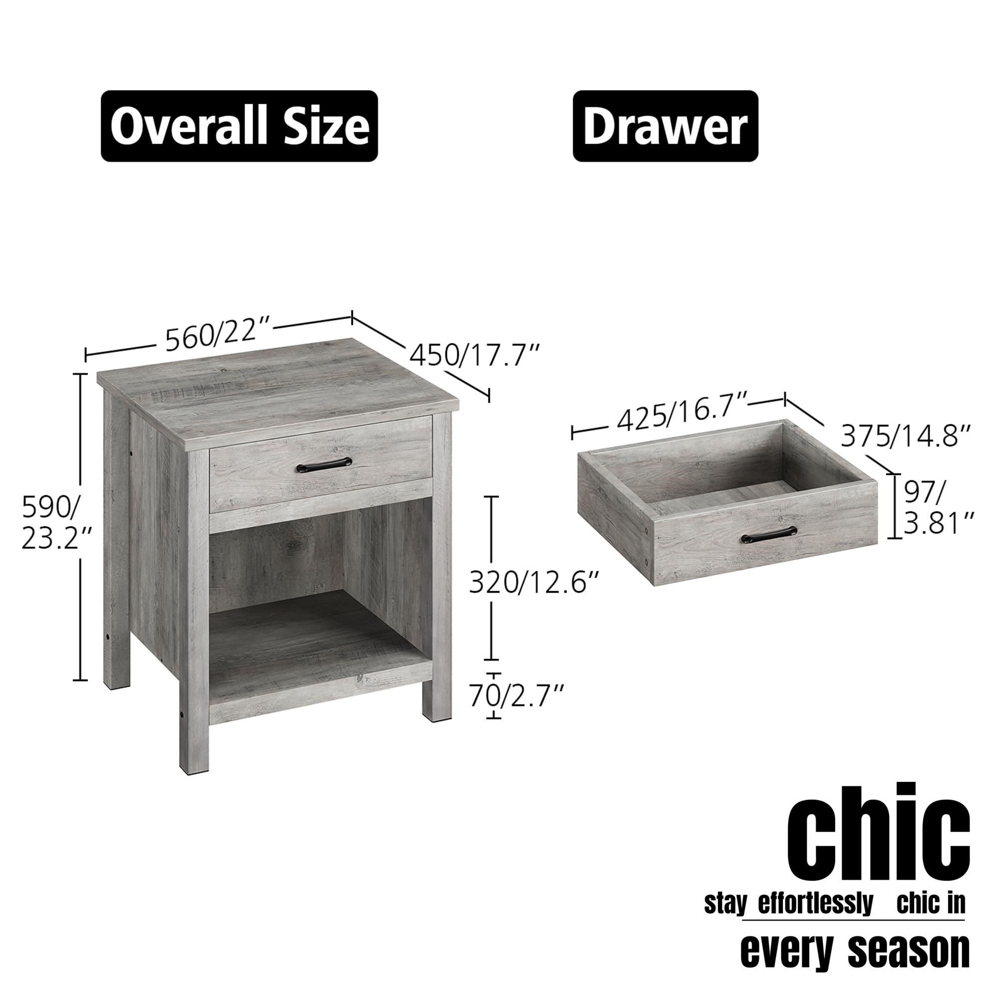 Garvee JM-0W111144 nightstands - View #3
