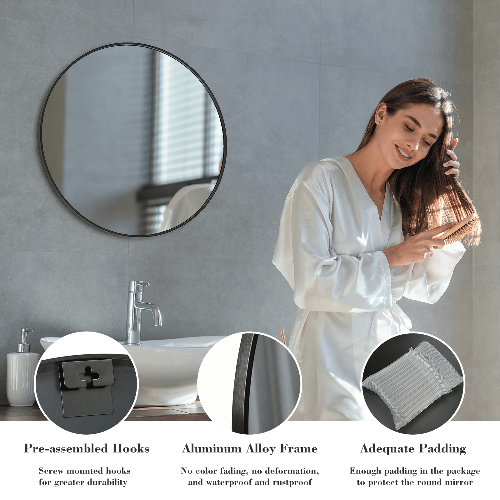 Vynxaria LEXY1443-HXJZ-BLA001 Decor-Mirrors - View #6