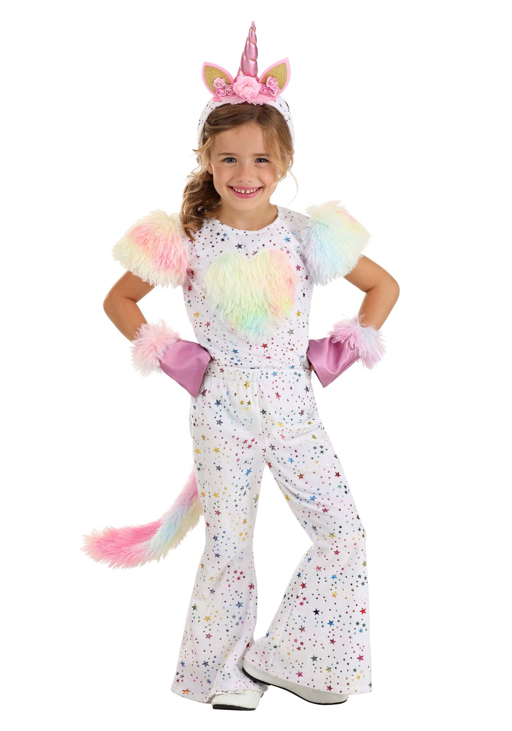 HalloweenCostumes.com FUN3270TD-4T FUN Costumes Sparkle Unicorn Toddler Costume 4T