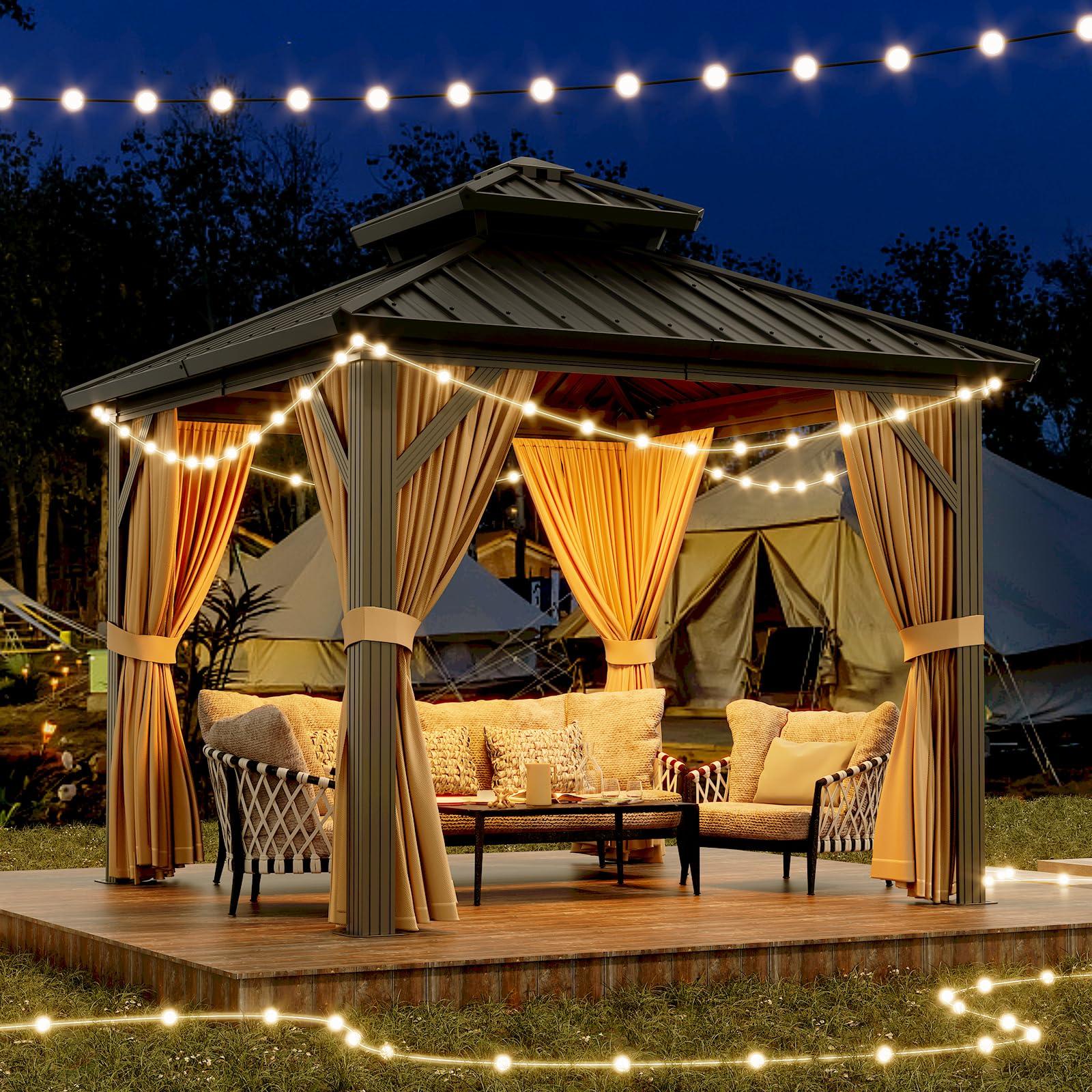 Garvee L105GLZLX8LC Wood-Resin-Gazebos - View #7