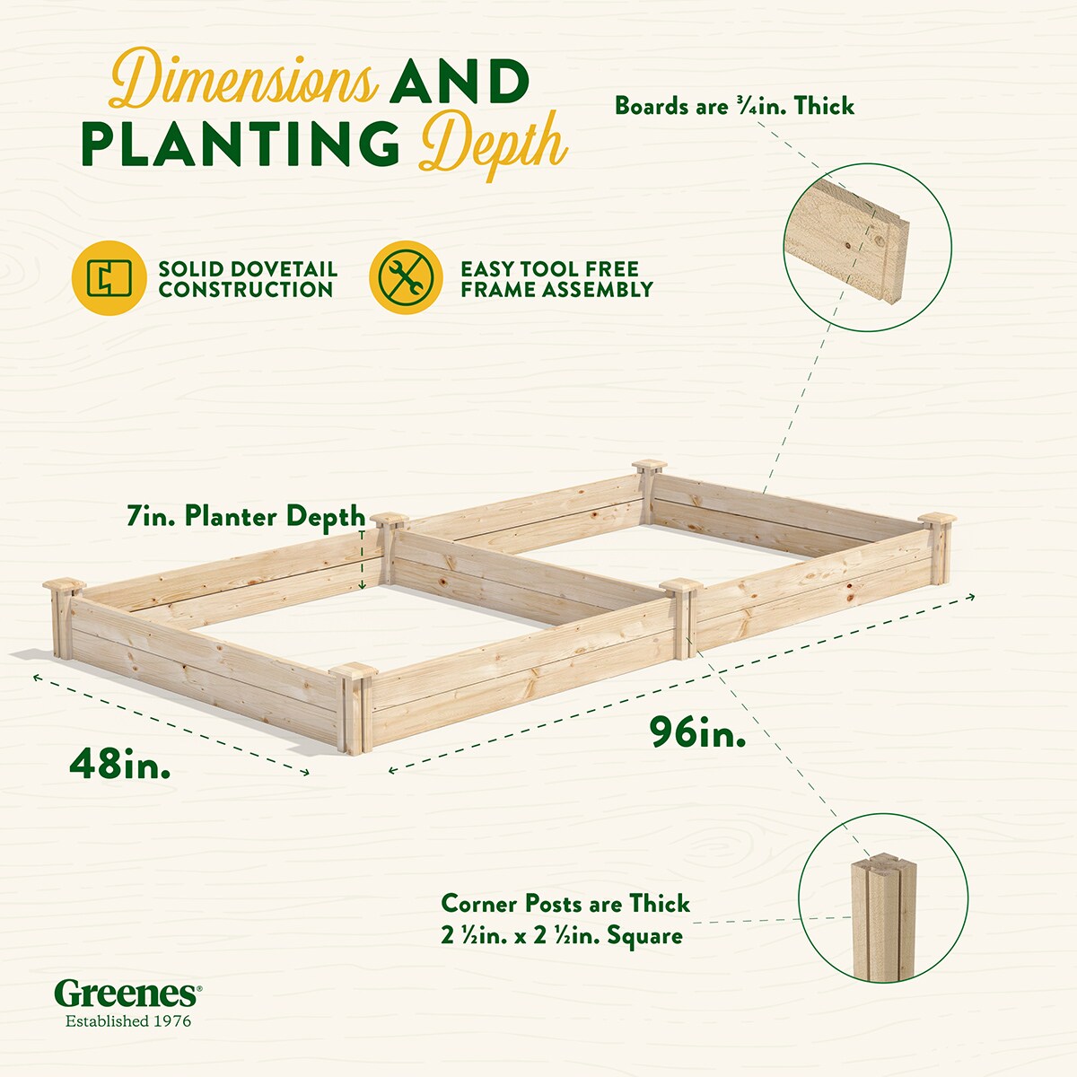 Greenes Fence RCP48967 Raised-Garden-Beds - View #7