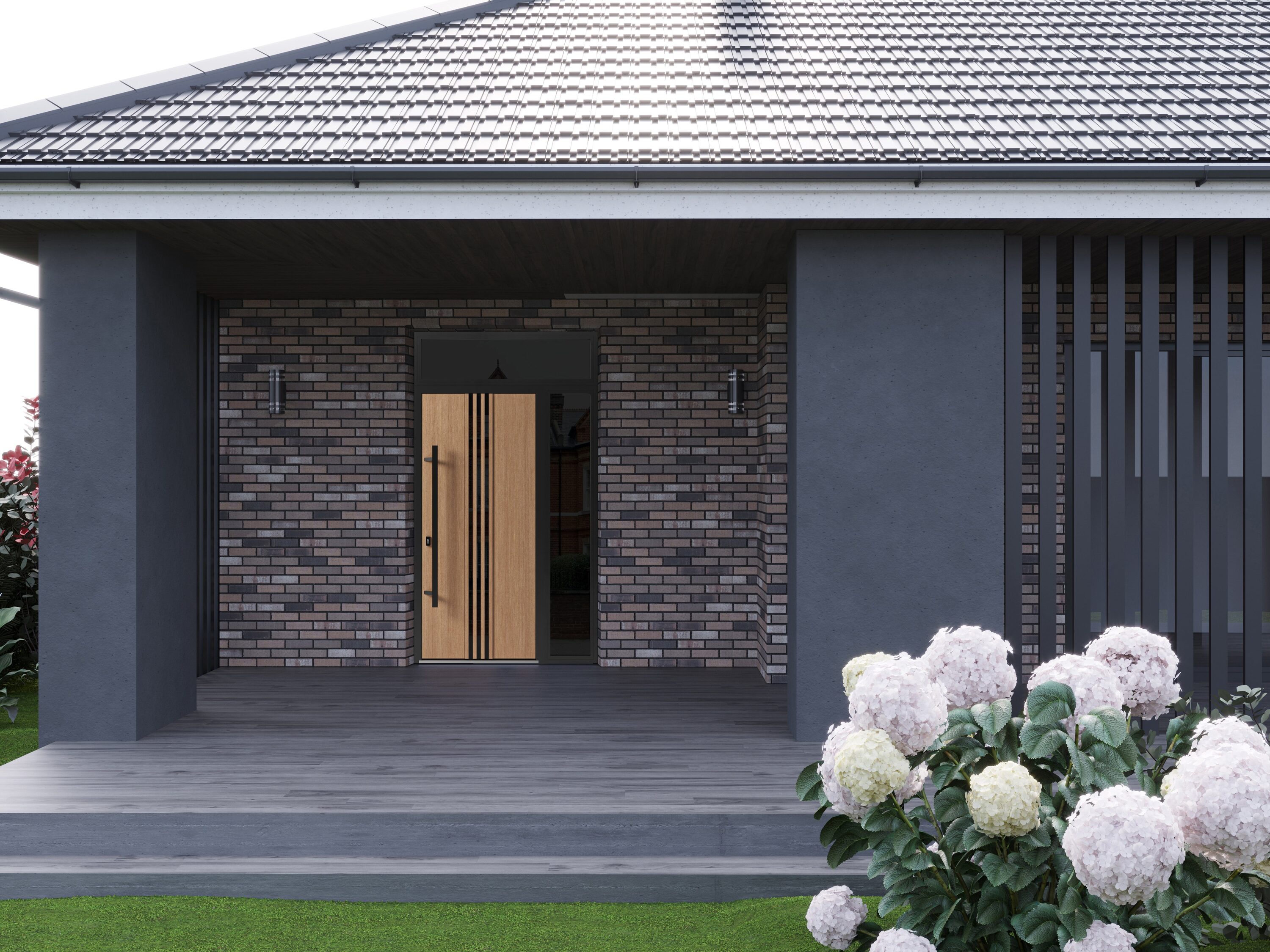 Vdom doors 1055EDOAK36148016RI Entry-Doors - View #3