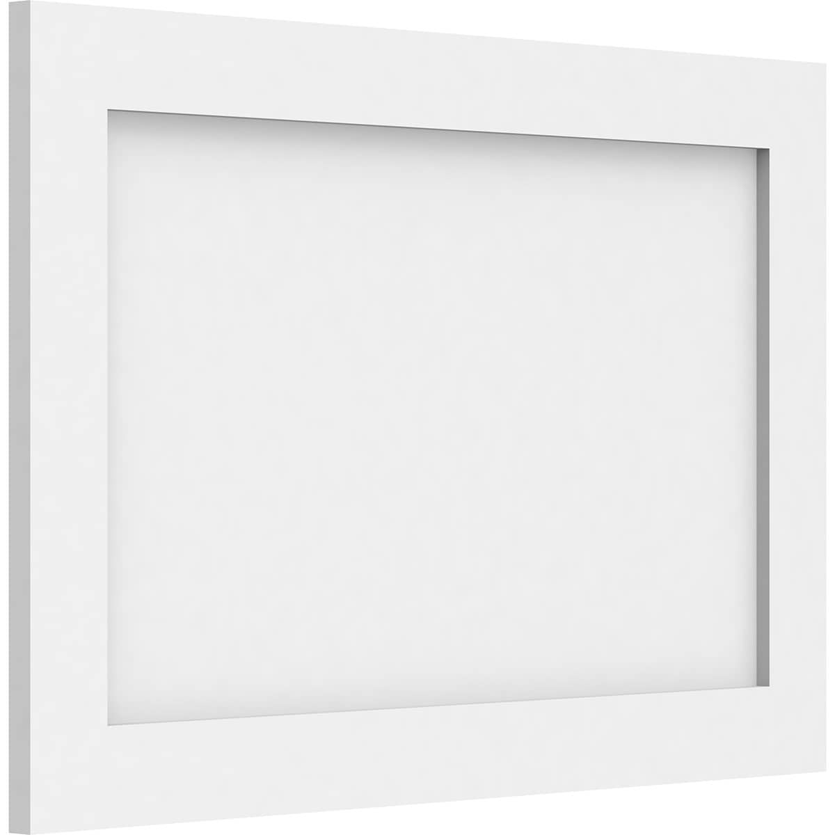 Ekena Millwork WALP24X16X062CNL 24-in x 16-in Smooth Paintable/Stainable White PVC Fretwork Wall Panel (
