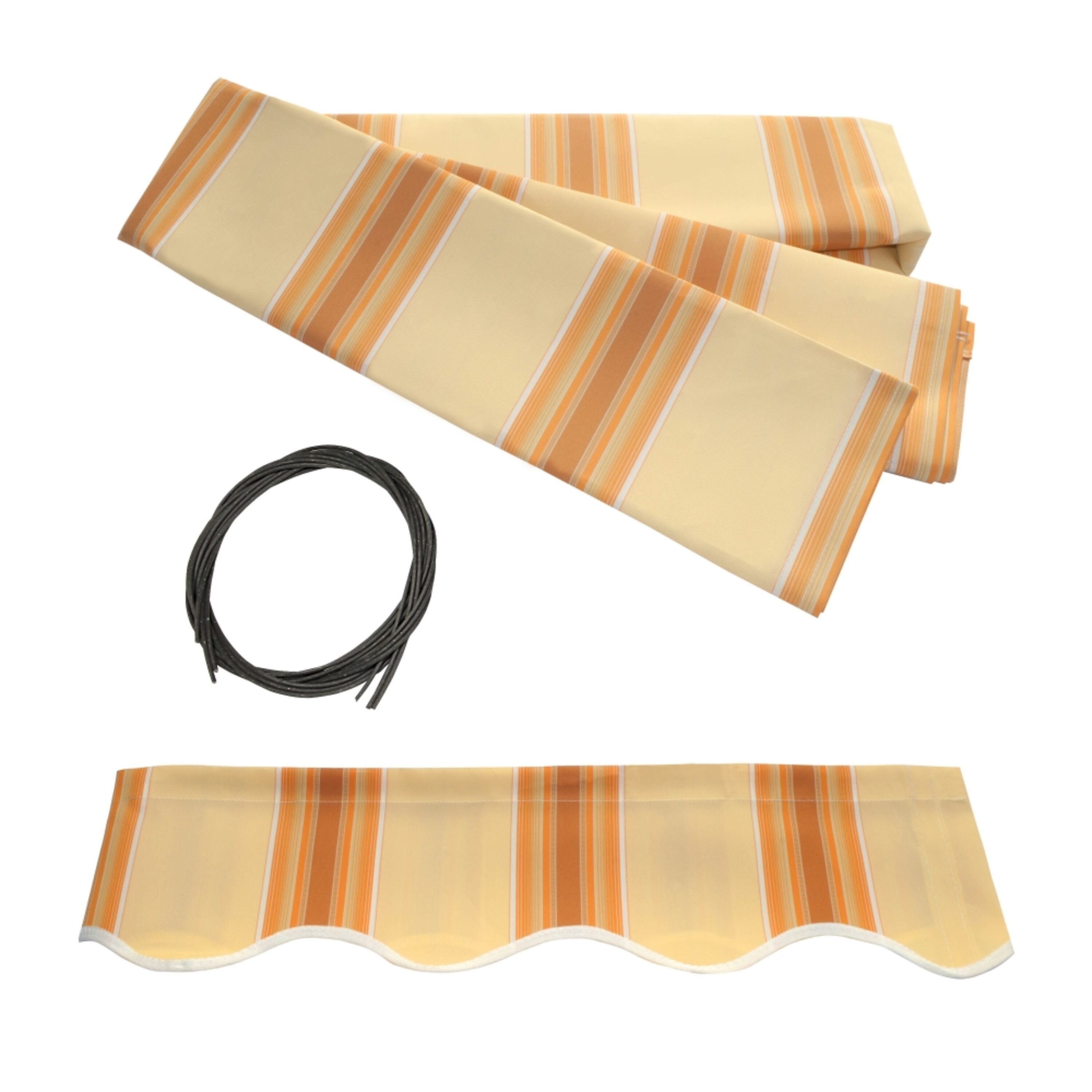 ALEKO FAB13X10MSTYEL315-LO Retractable 13X10 Ft Awning Fabric Replacement