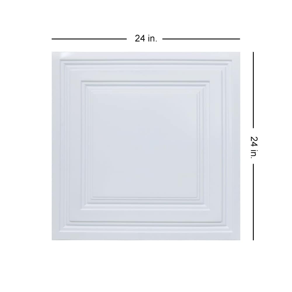 From Plain to Beautiful in Hours 232UW-24X24-50 Ceiling-Tile - View #4