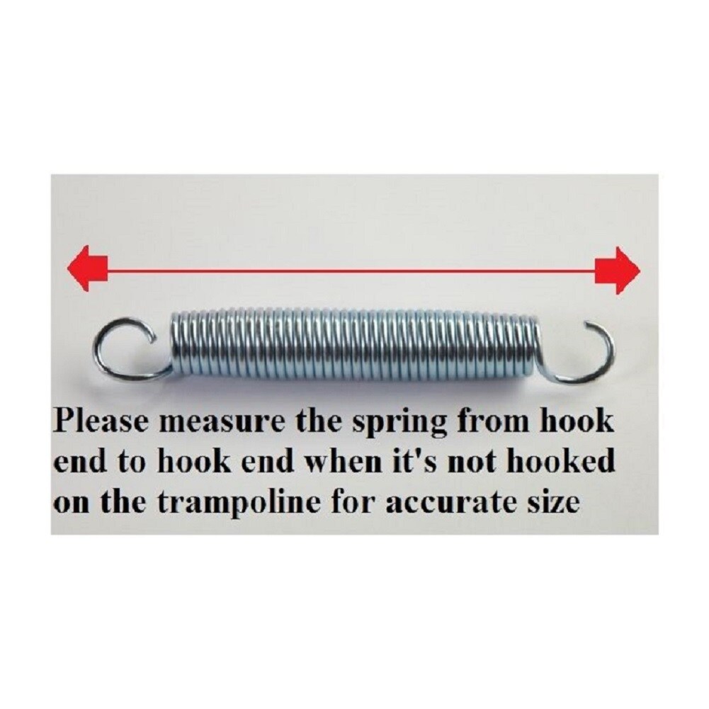 8.5" Silver Galvanized Steel Trampoline Spring Set