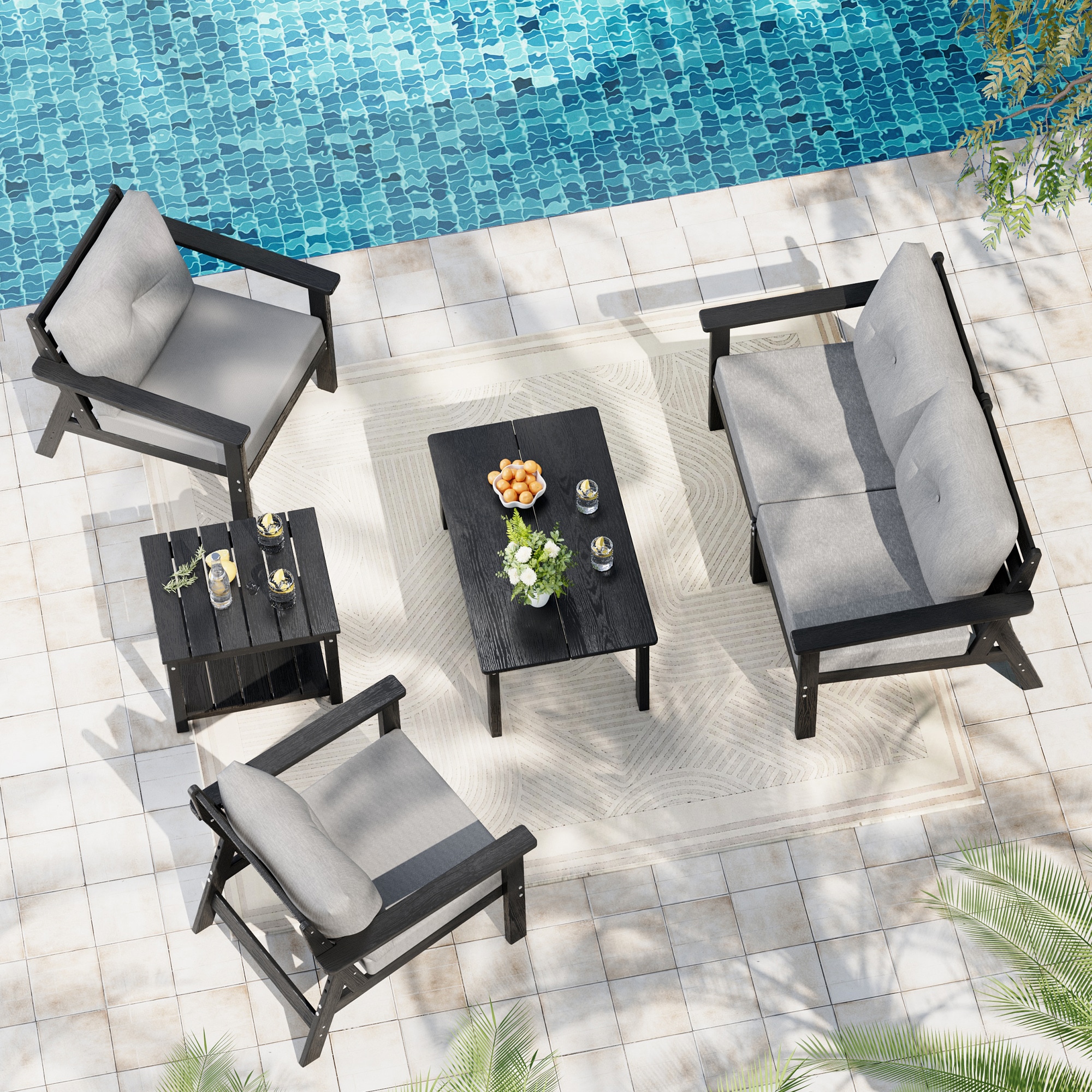 PamaPic HPE-SF-6-H-WL1 Patio-Conversation-Sets - View #4