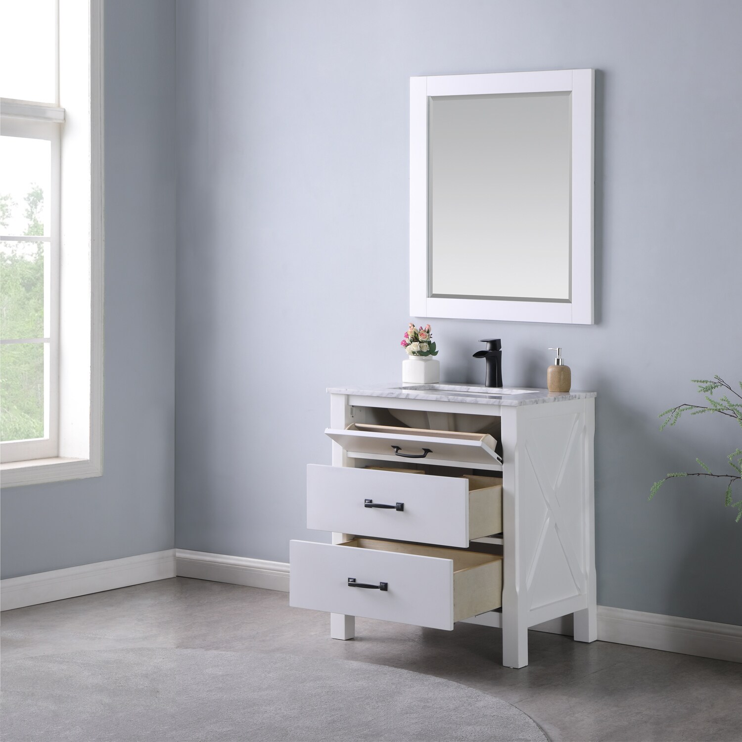 Altair 535030-WH-CA Bath-Vanity-Combo - View #7