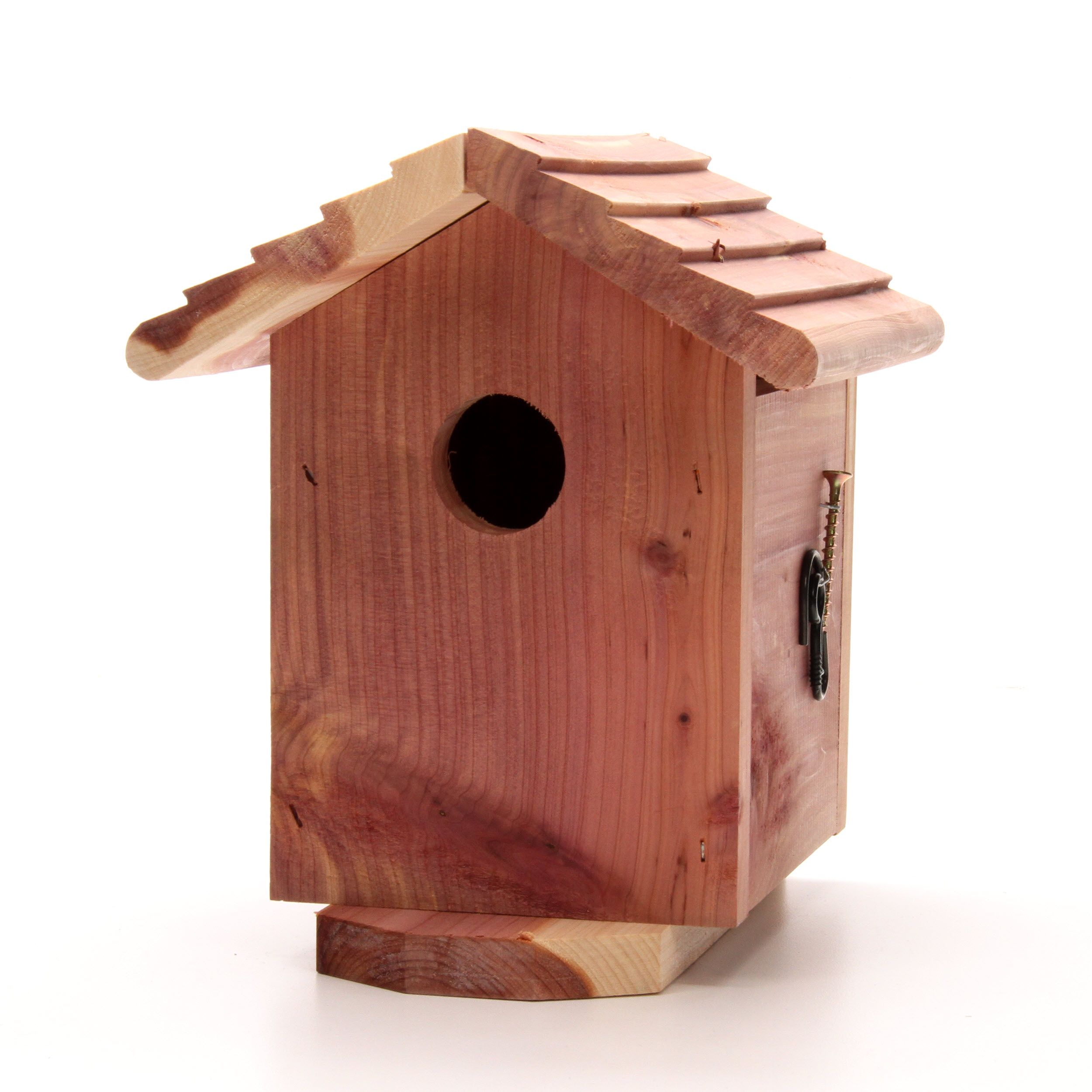 COMPOSITE MATERIAL SINGLE WREN  BIRD HOUSE HEAVY,TWIN OR Q U A L I T Y 