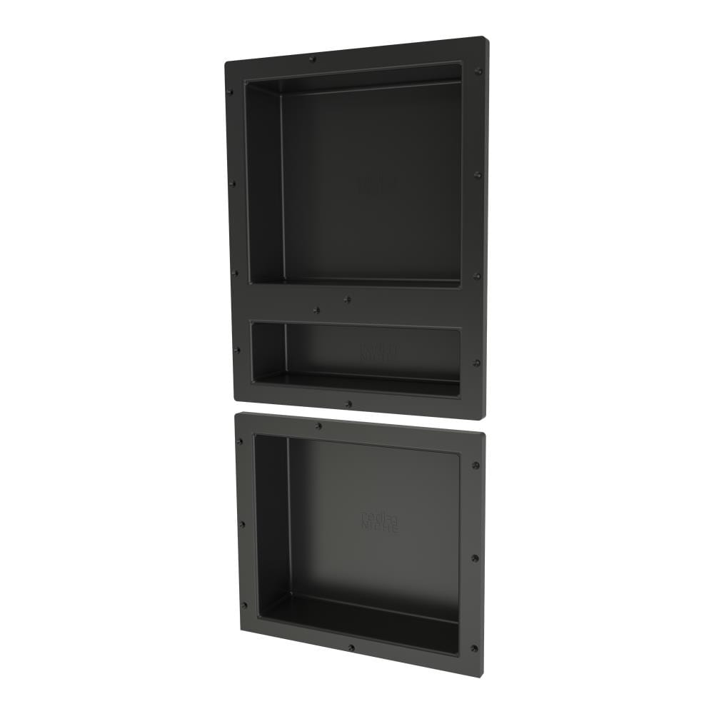 Tile Redi RNT1620D-14 Niche Recessed Triple Shower Wall Shelf, 16-in W x 34-in H x 4-in D