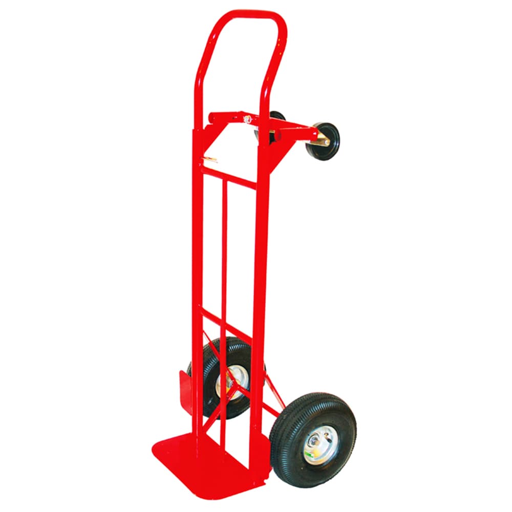 Hand Truck Dolly Wheels Cart Convertible Milwaukee 600 Lb Capacity 2-In-1 Moving 