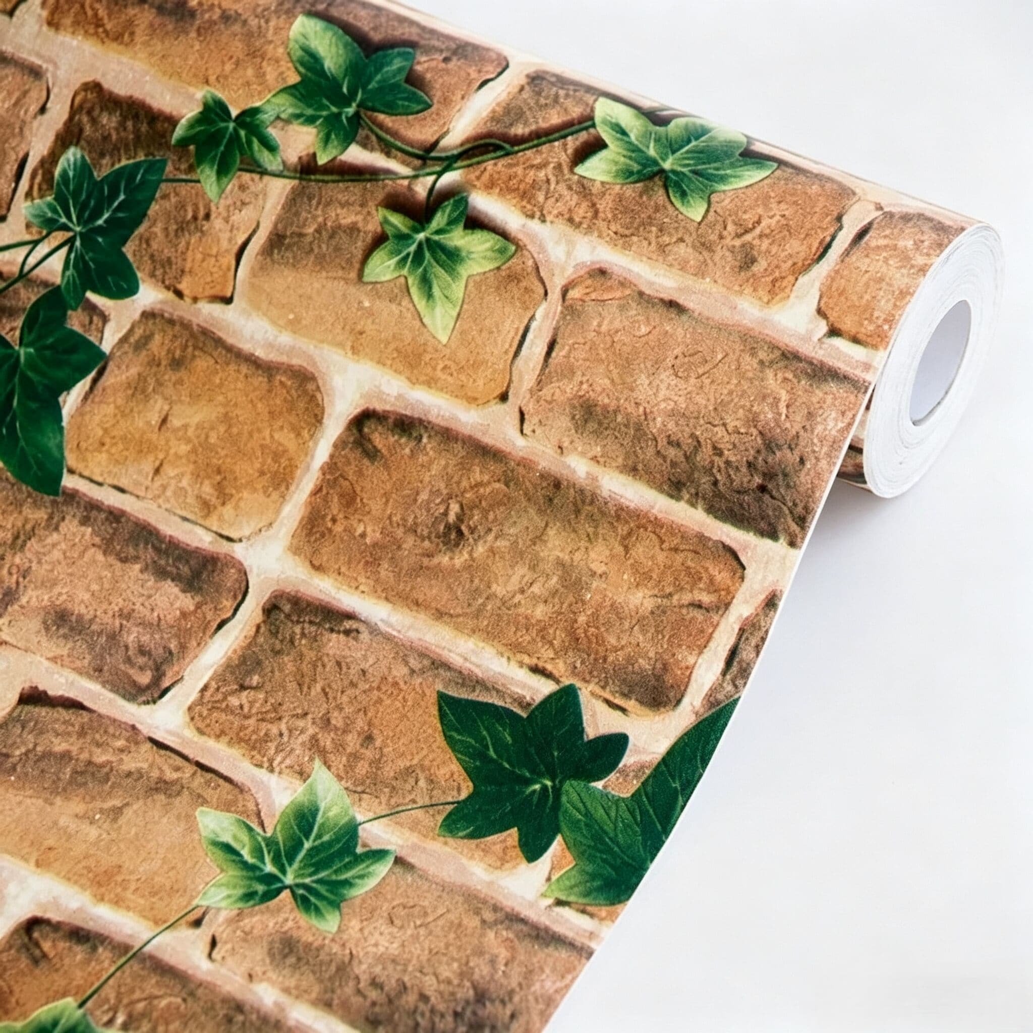 OBERSTER Ivy Wall Crimson - Vinyl Self-Adhesive Wallpaper Prepasted Wall stickers Wall Decor (Roll) | D0102H7876V